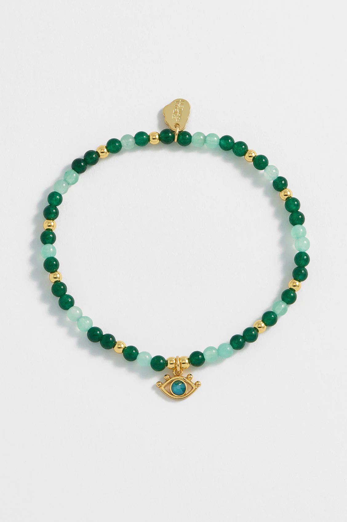 Beaded Evil Eye Charm Bracelet - Image 4