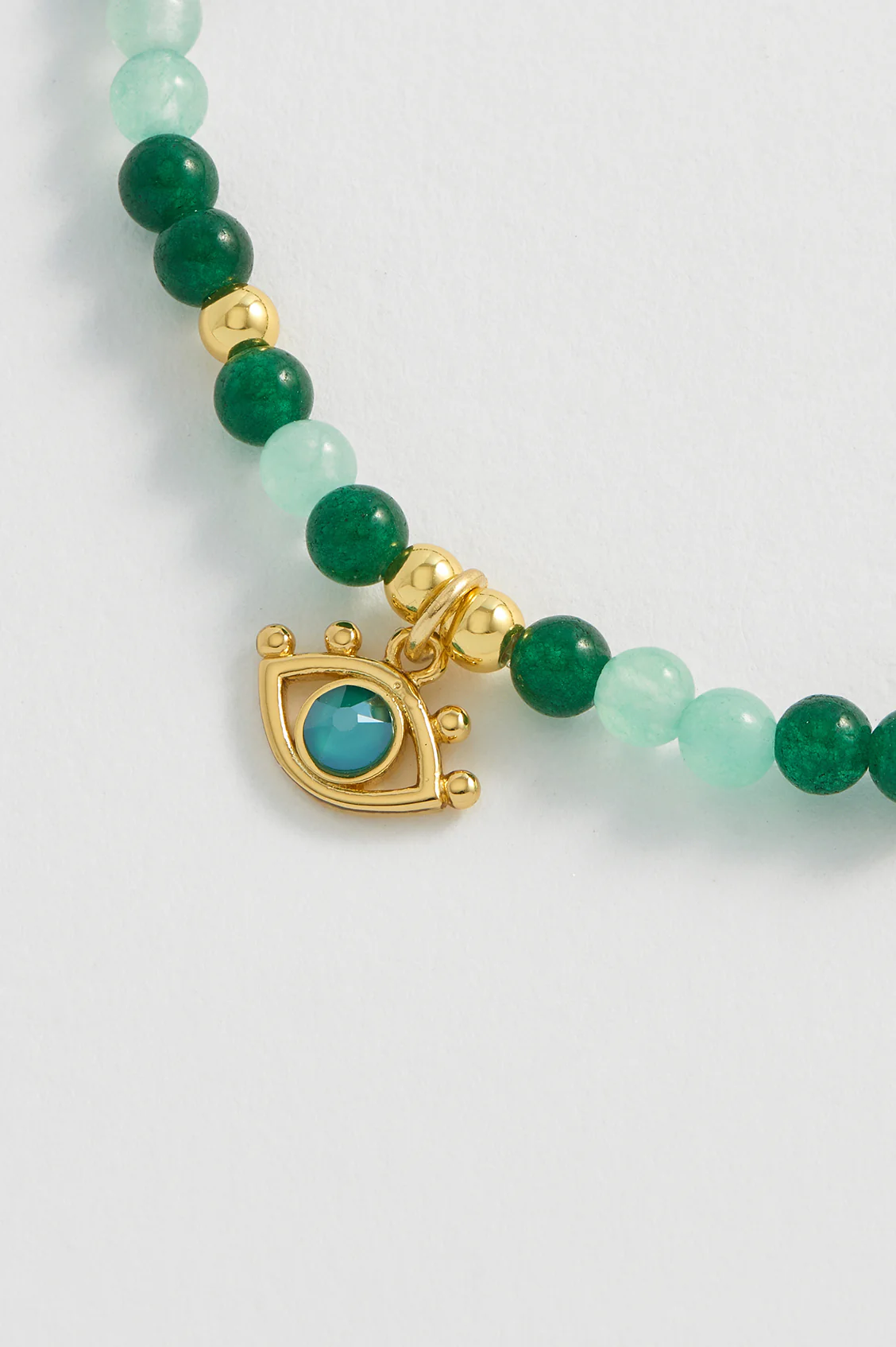 Beaded Evil Eye Charm Bracelet - Image 7
