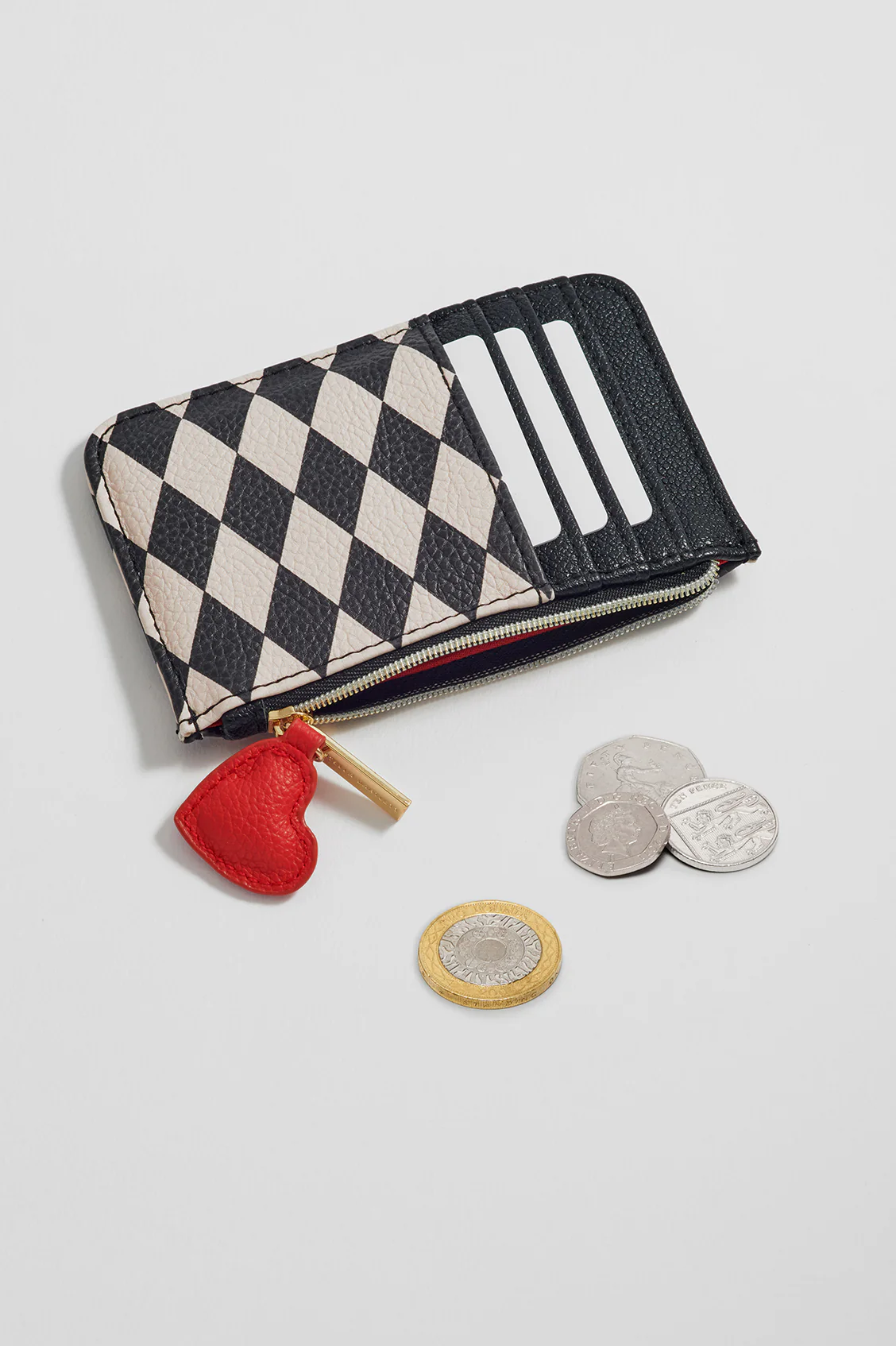 Harlequin Print Card Purse - Image 2