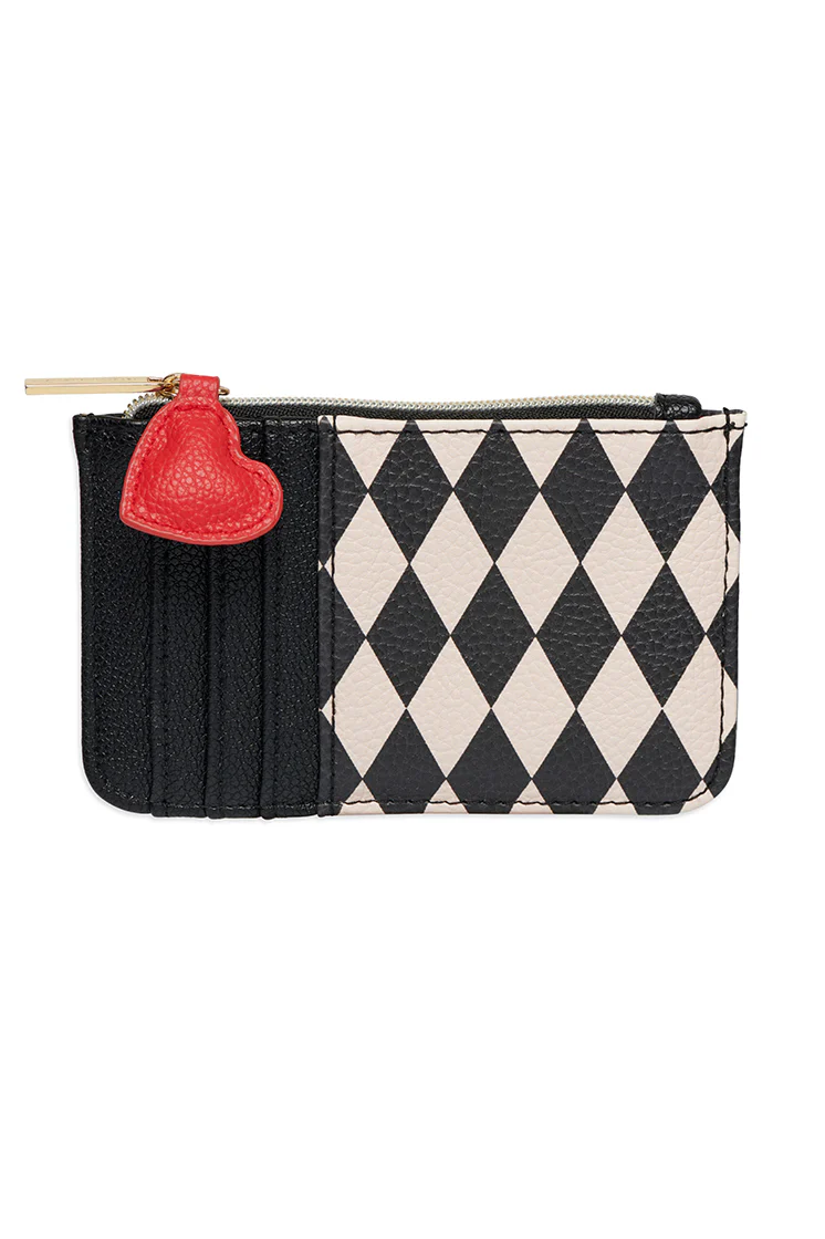 Harlequin Print Card Purse - Image 5