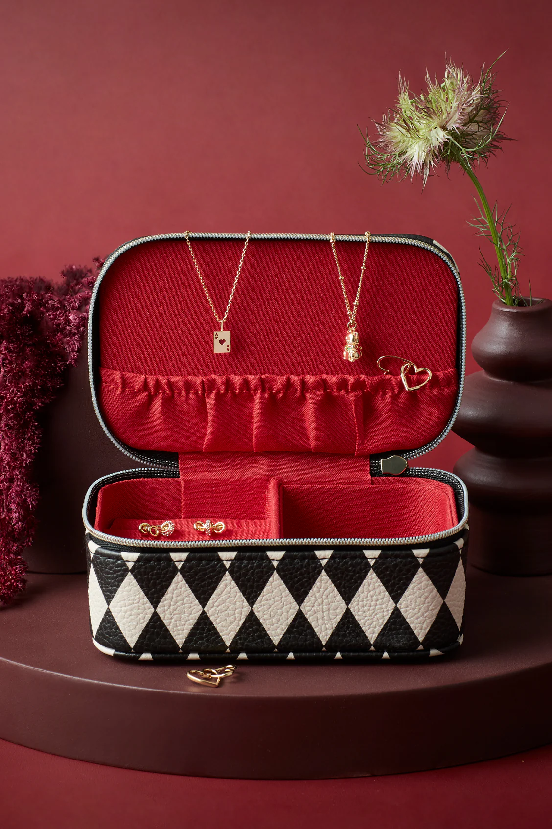 Harlequin Print Mini Jewellery Box - Image 2