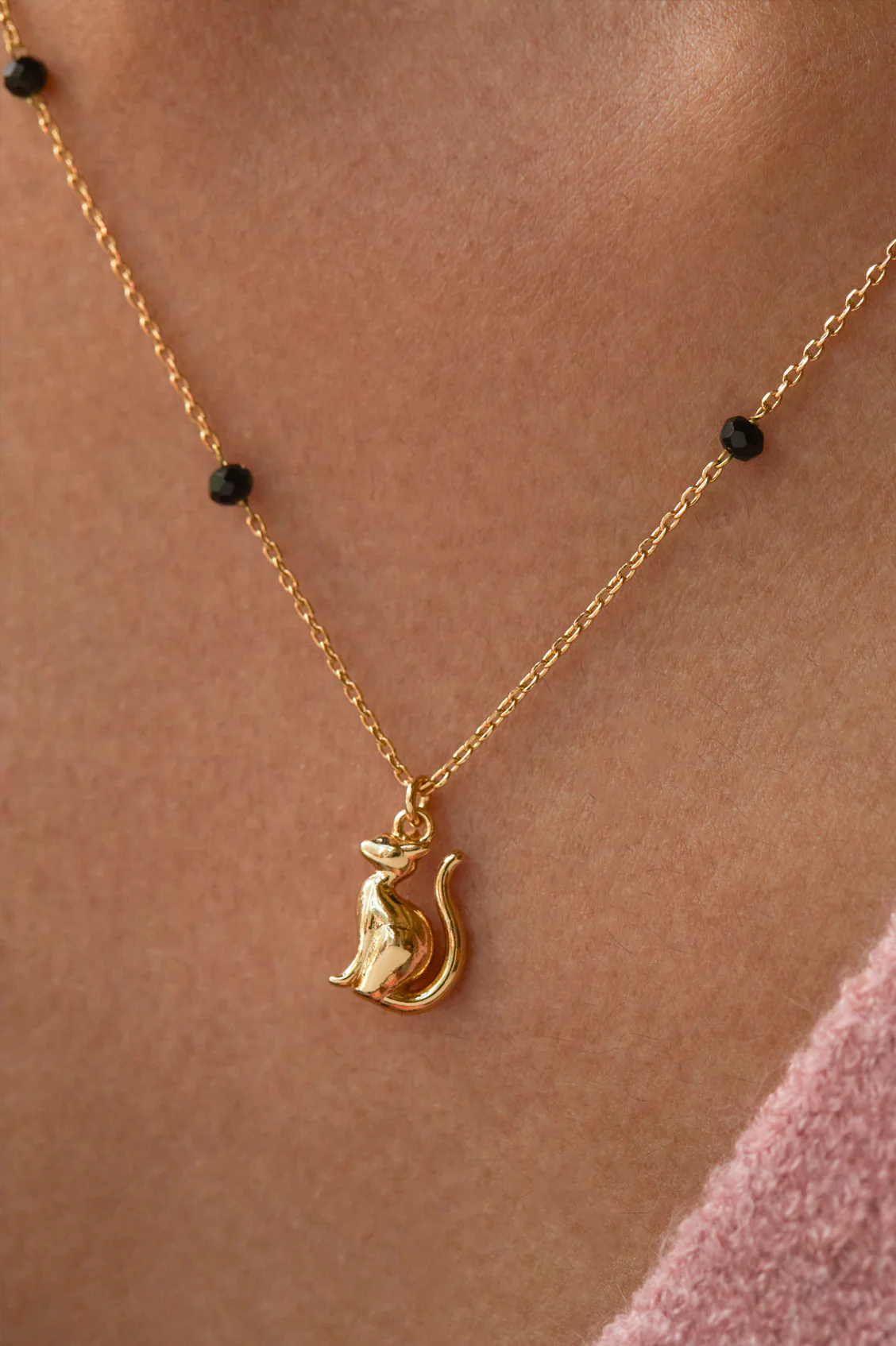 Black Cat Necklace - Image 4