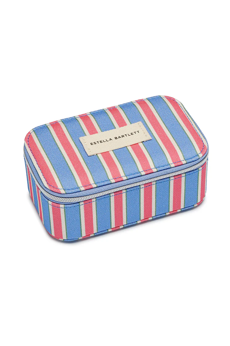 Blue Stripe Mini Jewellery Box - Image 3