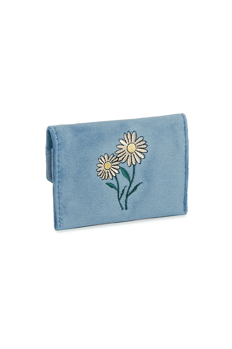 Embroidered Daisy Envelope Card Holder - Image 3