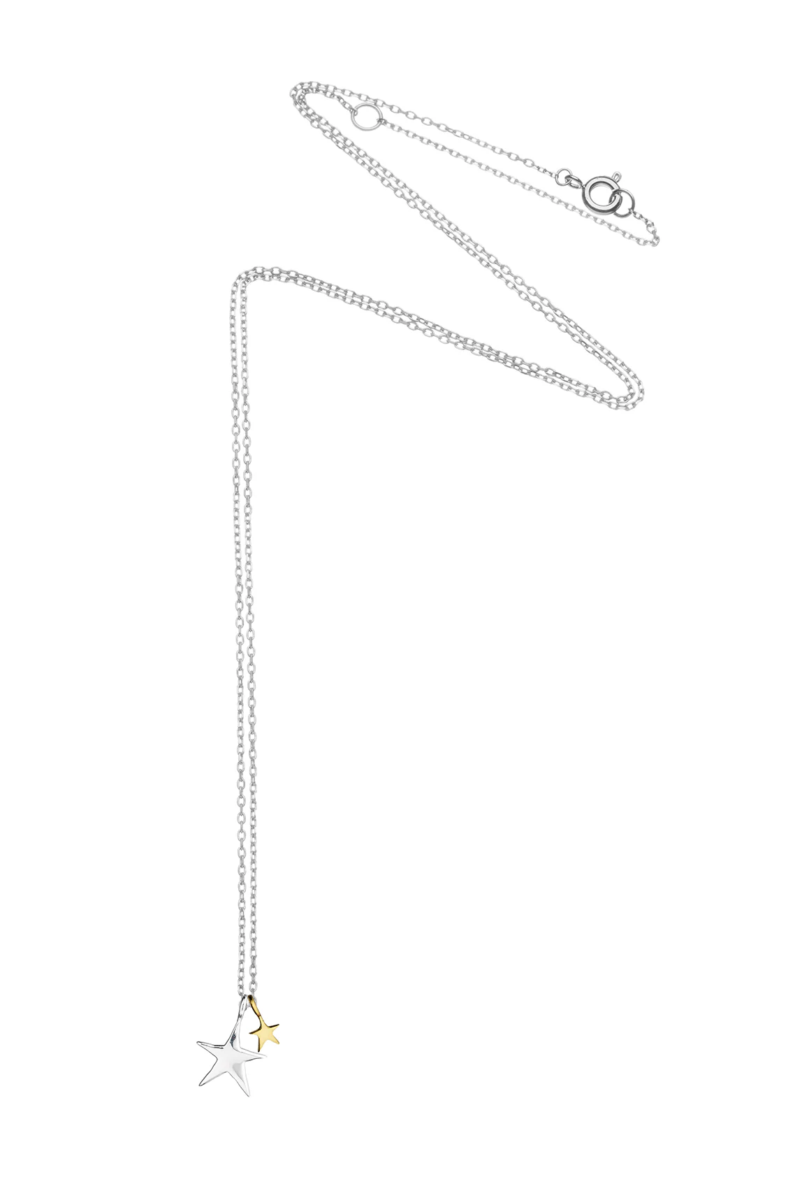 Double Hand Drawn Star Necklace - Image 6