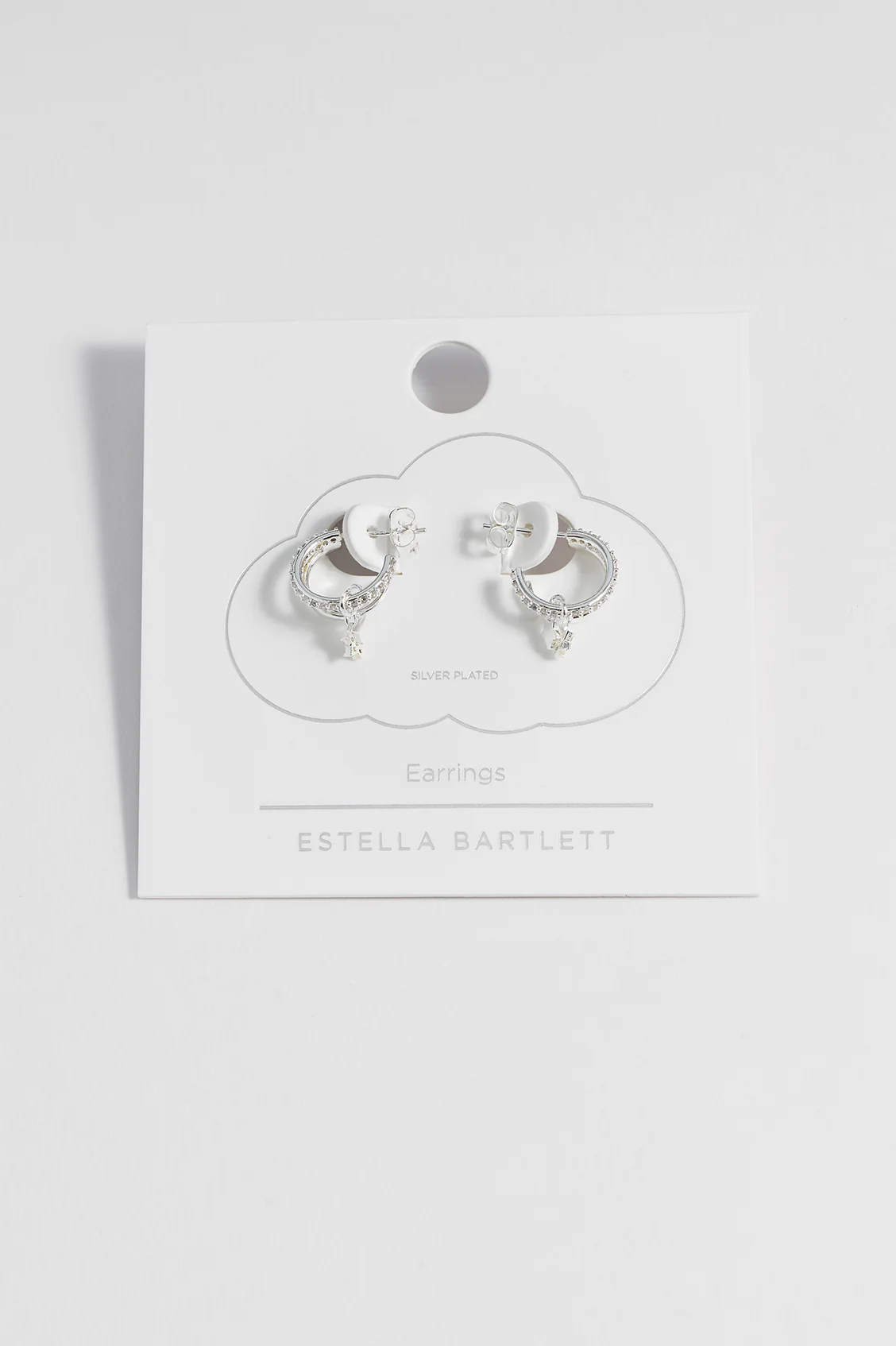 Duo Pave Star Hoops - Image 4