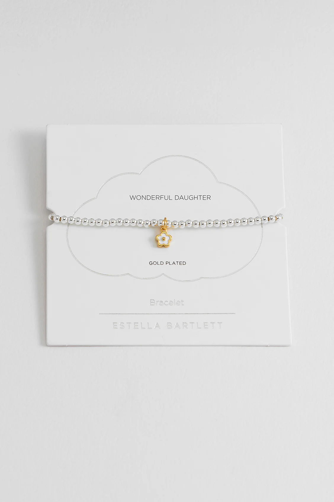 Sienna Beaded Enamel Flower Charm Bracelet