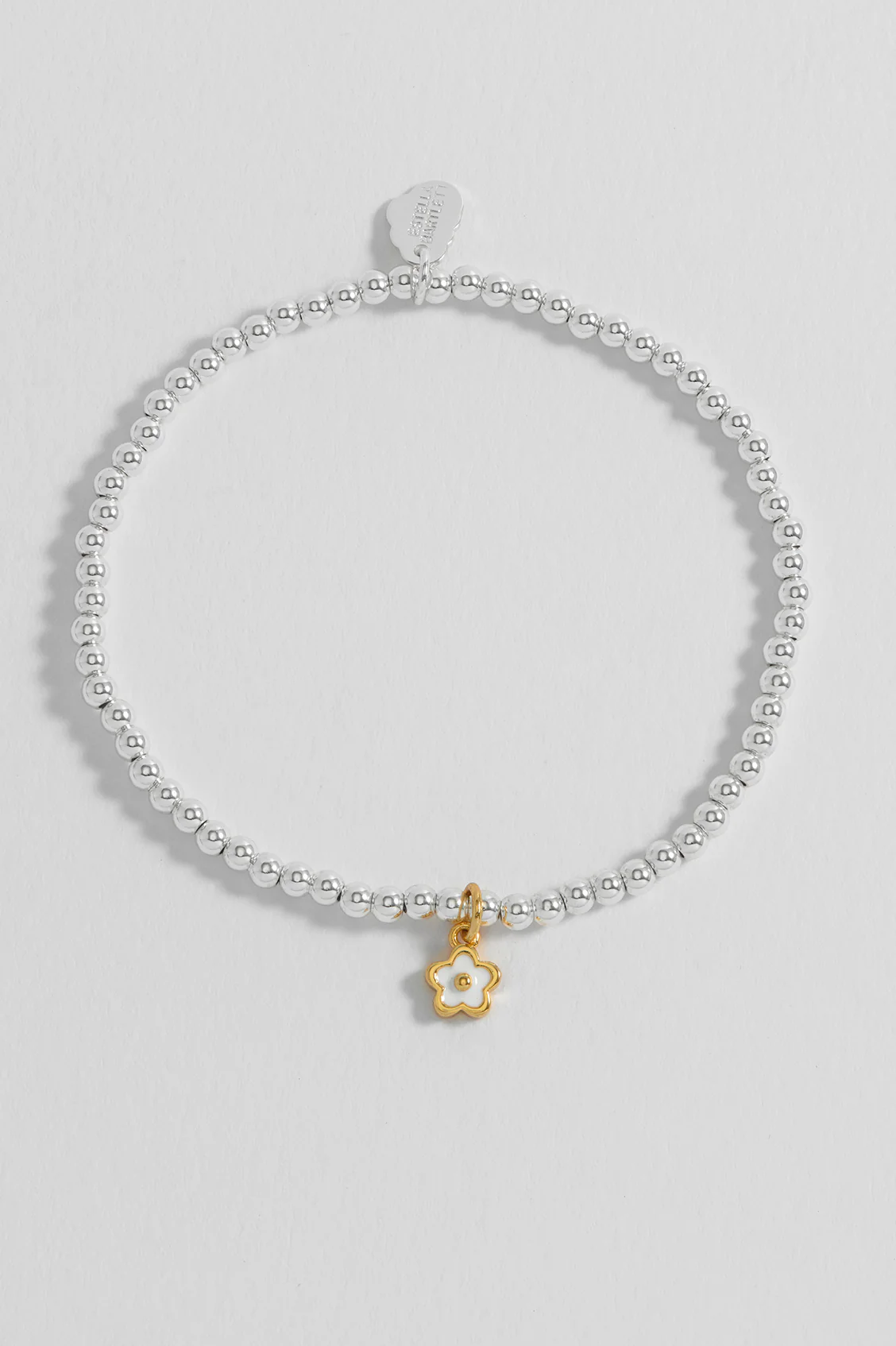 Sienna Beaded Enamel Flower Charm Bracelet - Image 2