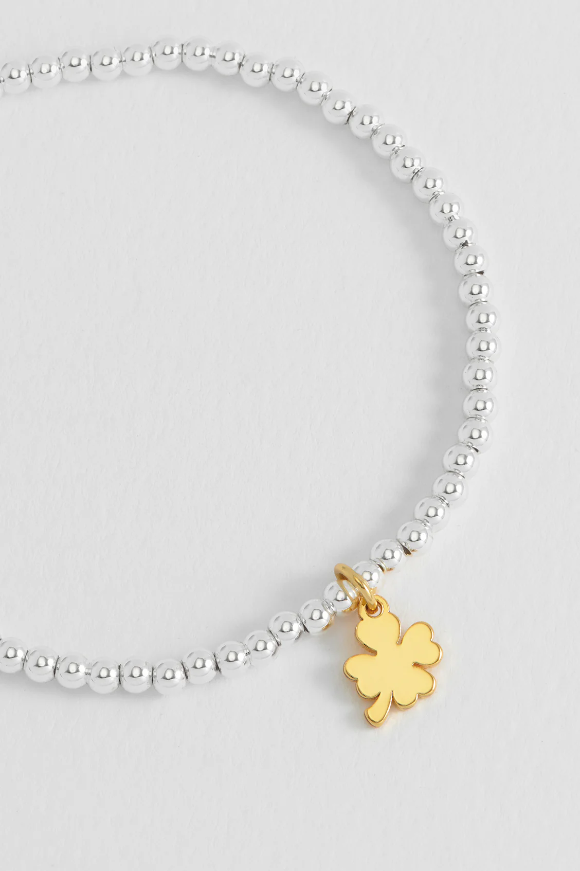 Sienna Beaded Lucky Clover Charm Bracelet - Image 5
