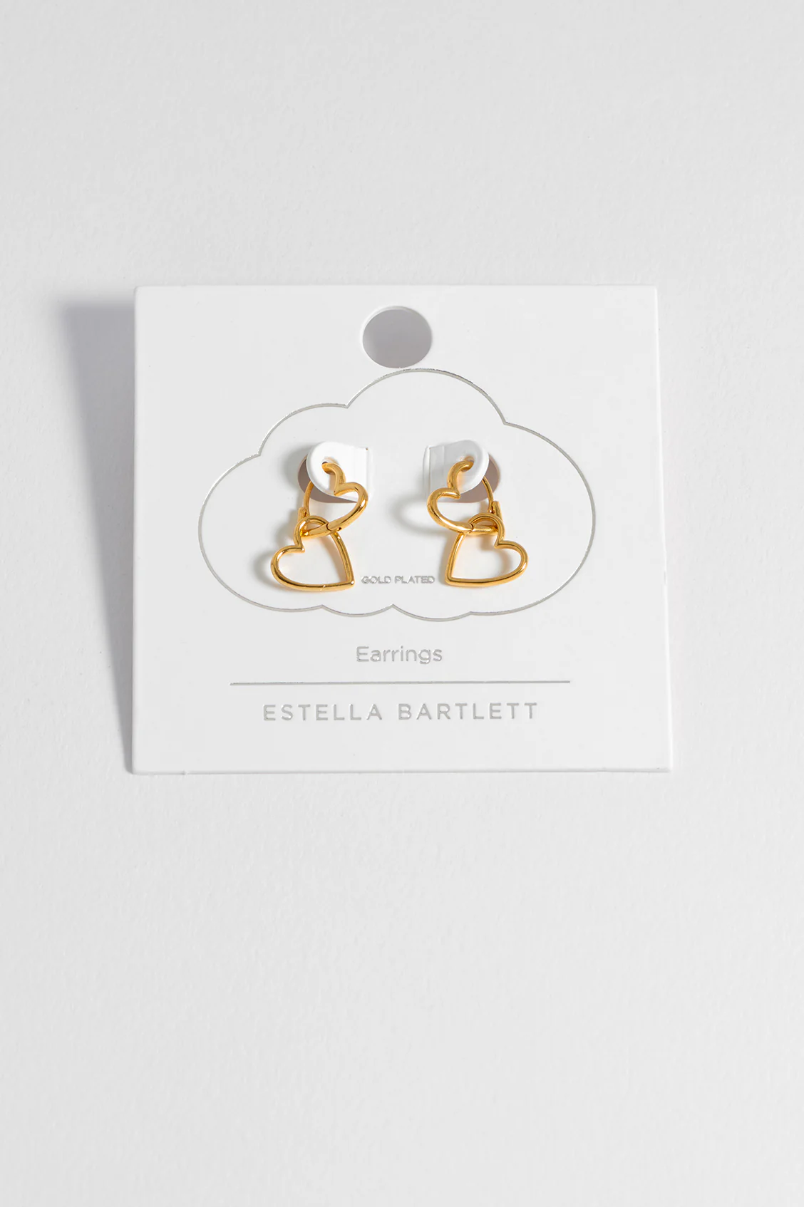 Double Heart Hoop Earrings - Image 6