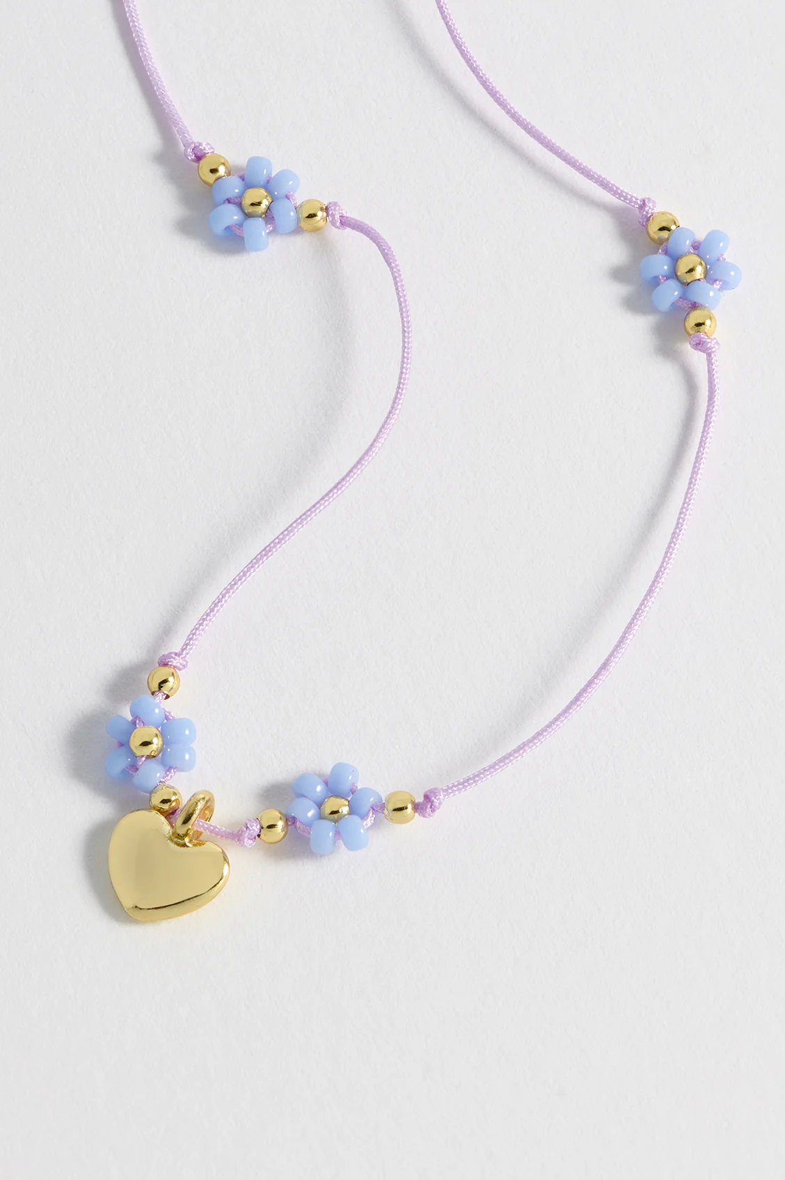 Flower Heart Miyuki Necklace - Image 5