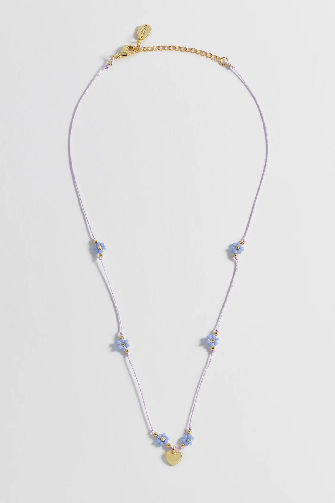 Flower Heart Miyuki Necklace - Image 6