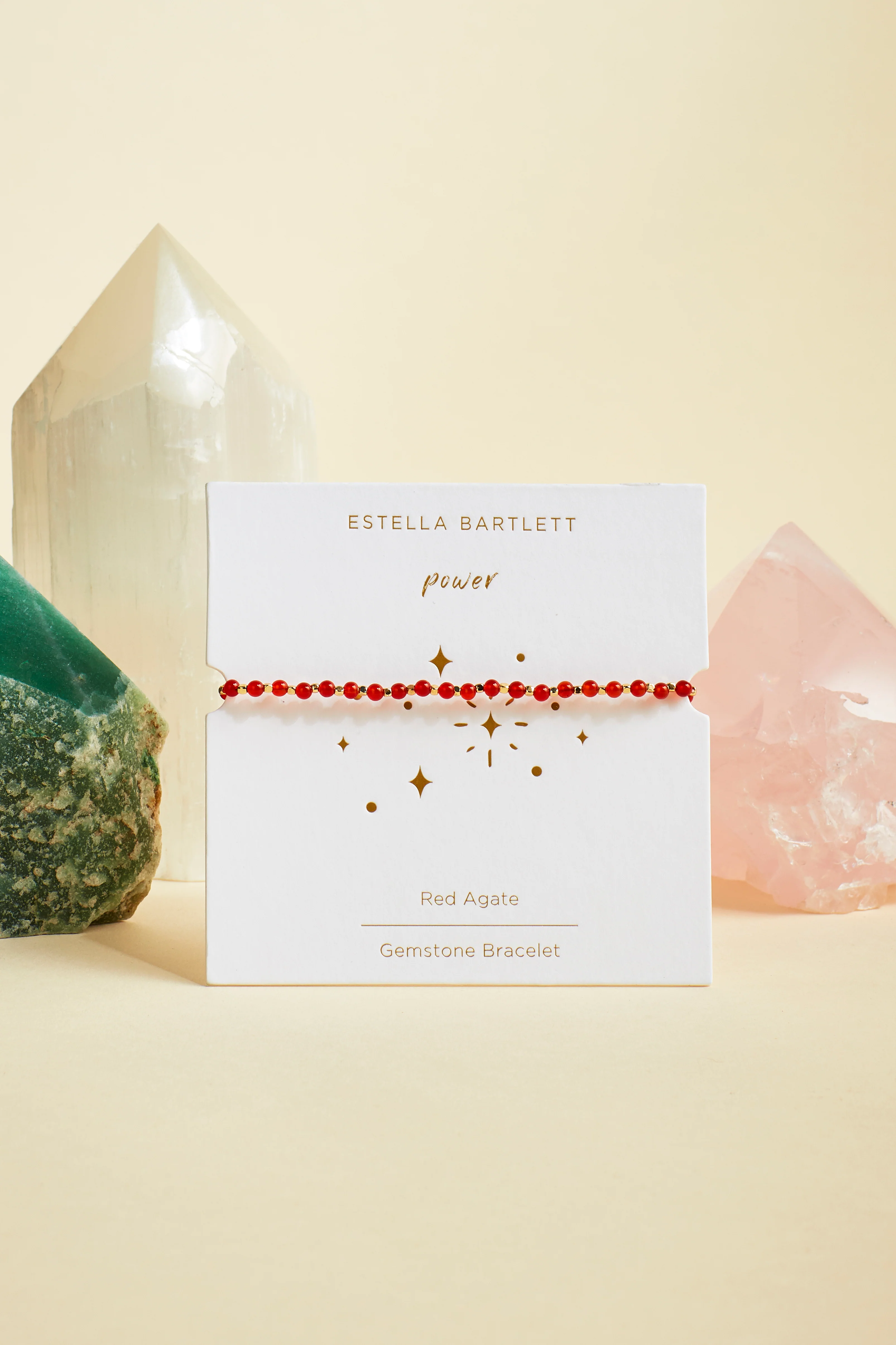 Wellness Red Agate Gemstone Amelia Bracelet - Image 5