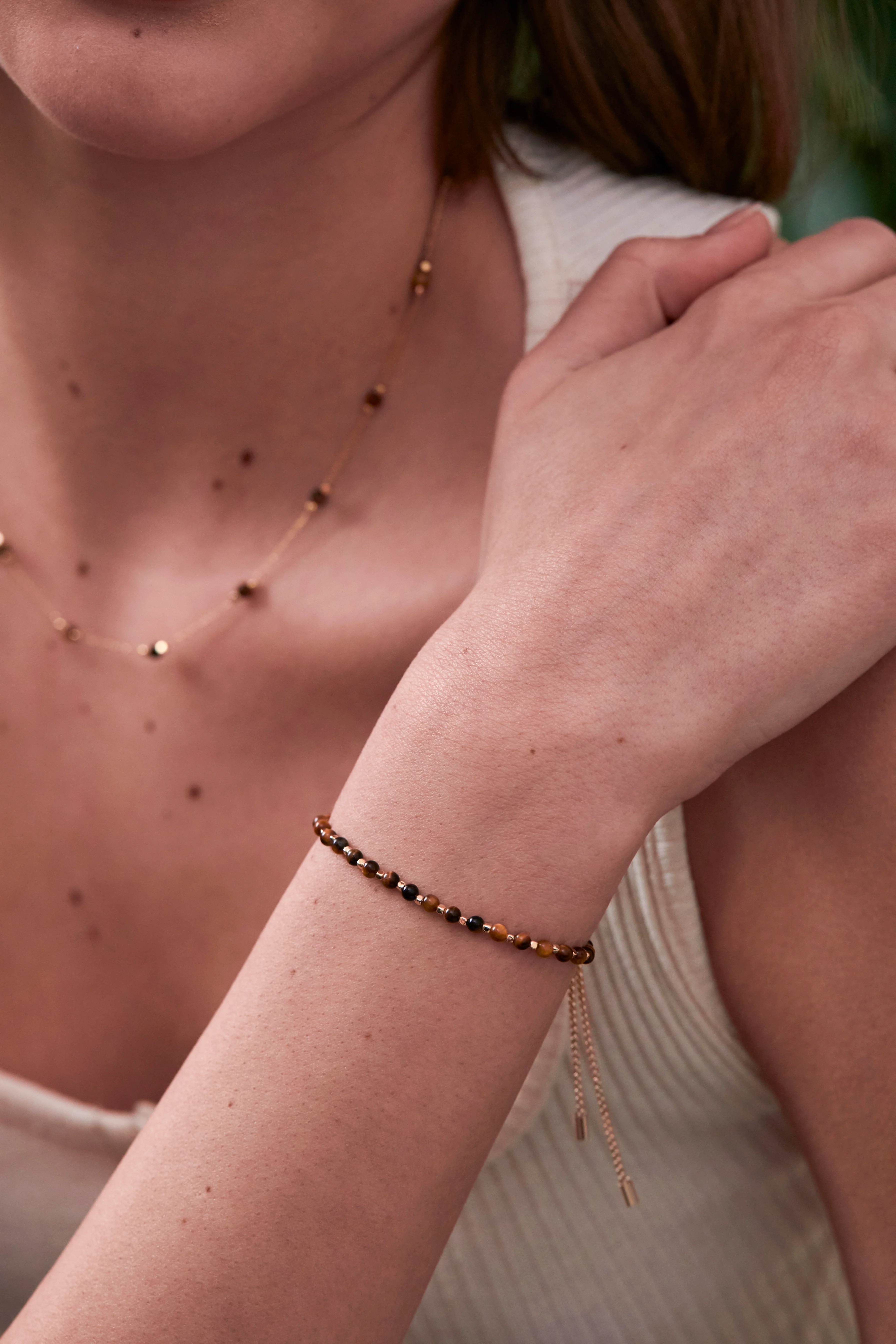 Wellness Tigers Eye Gemstone Amelia Bracelet - Image 2