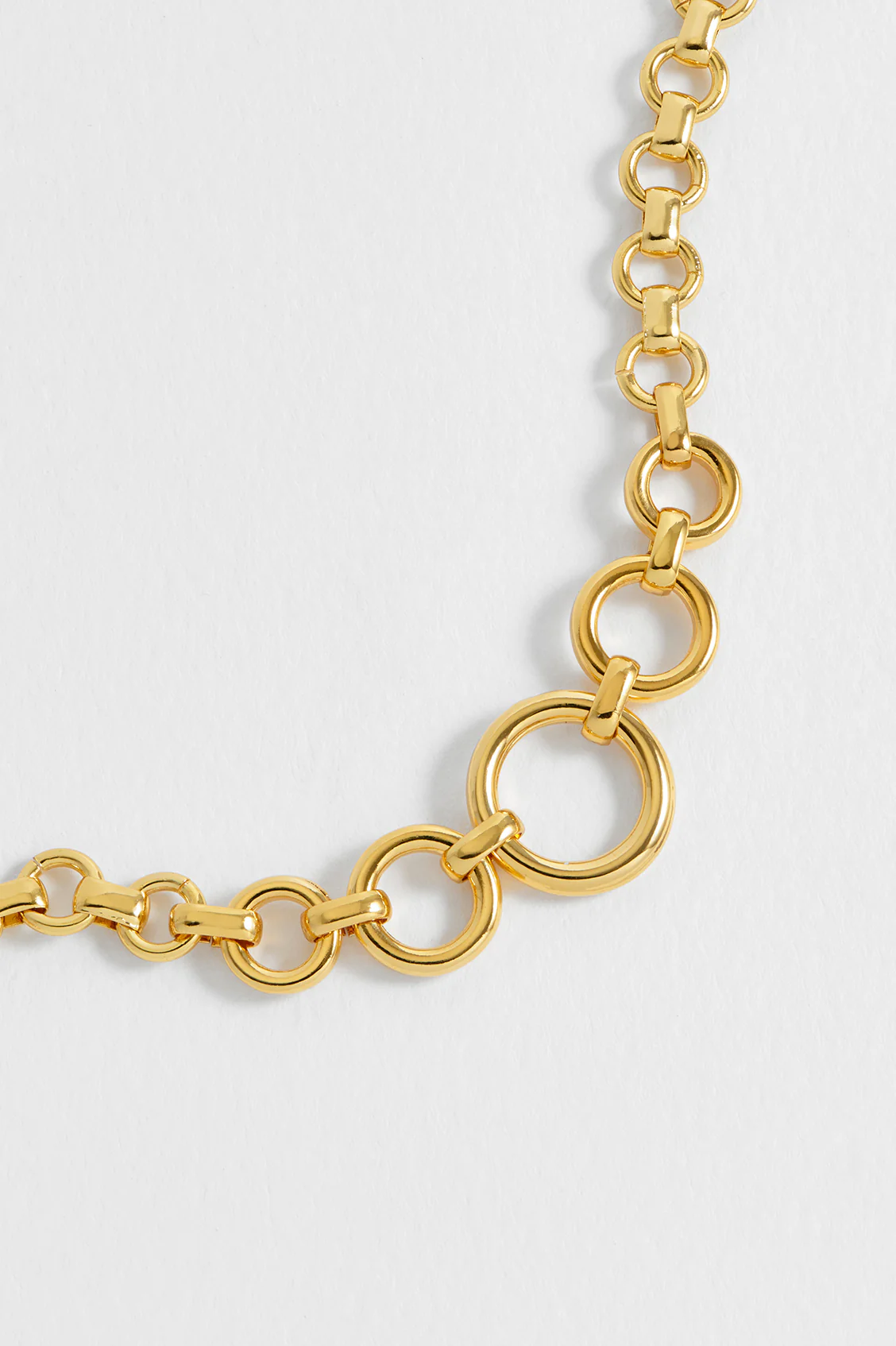 Graduated Round Link Chain Bracelet - Image 5