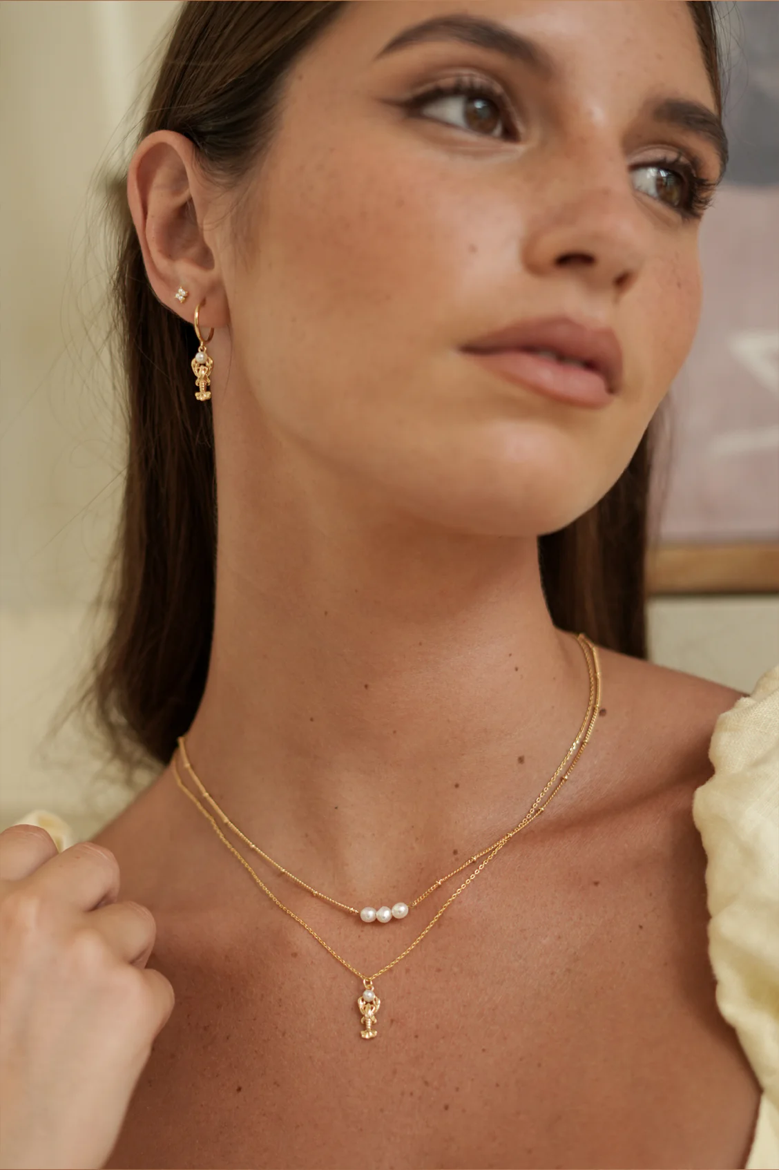 Lobster Necklace With Pearl - Image 5