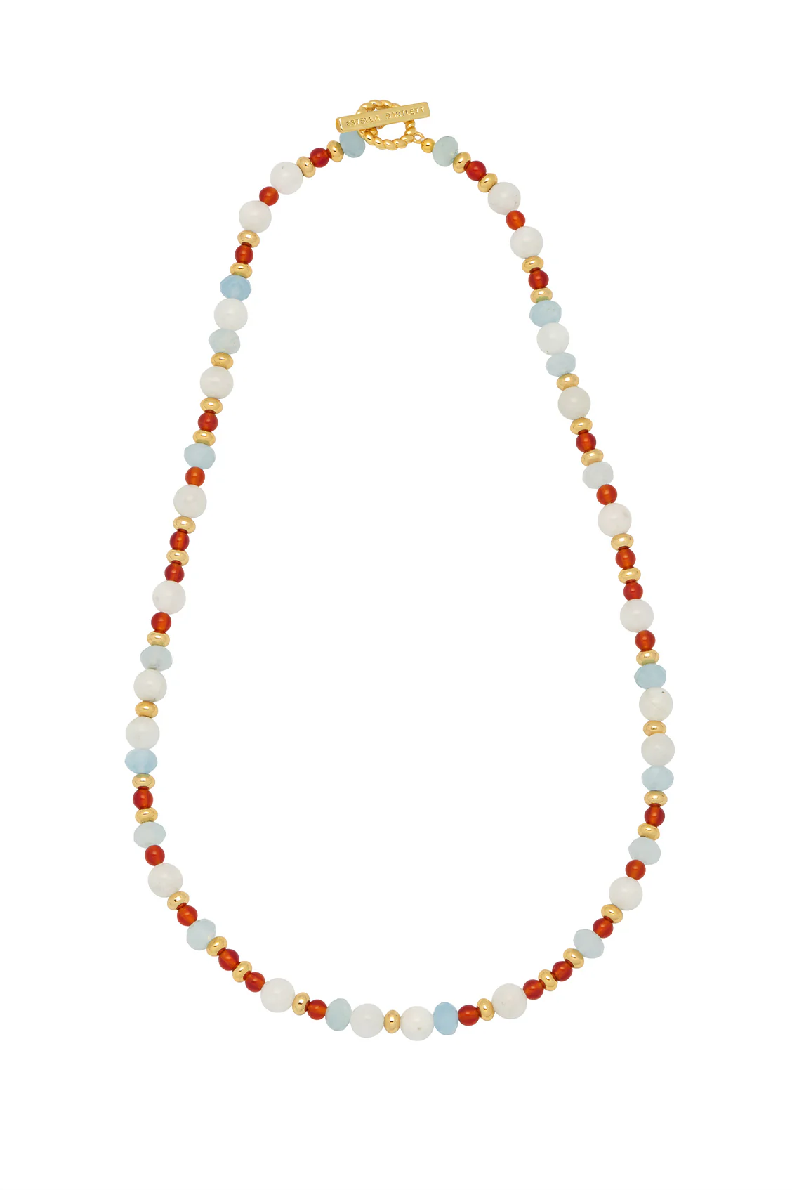Gemstone T-Bar Necklace - Image 3