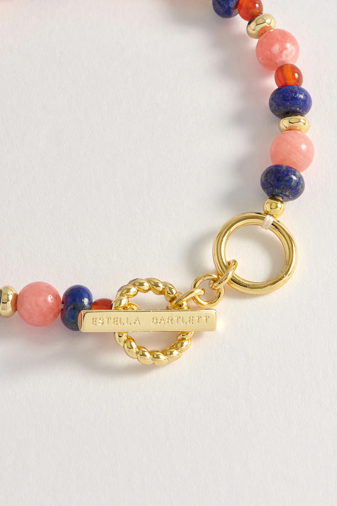 Mixed Gemstone T-Bar Bracelet - Image 4