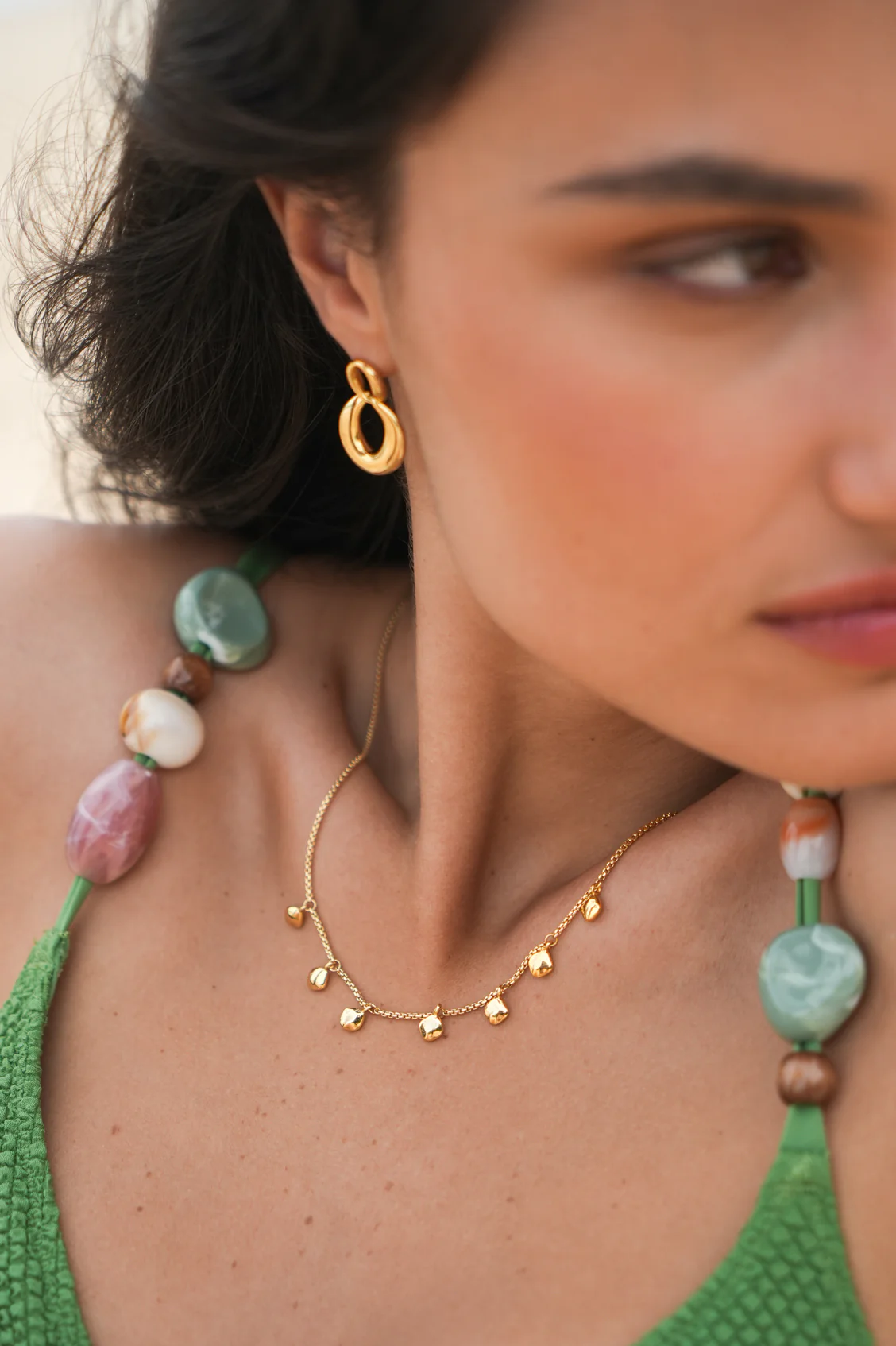 Multi Pebble Necklace - Image 5