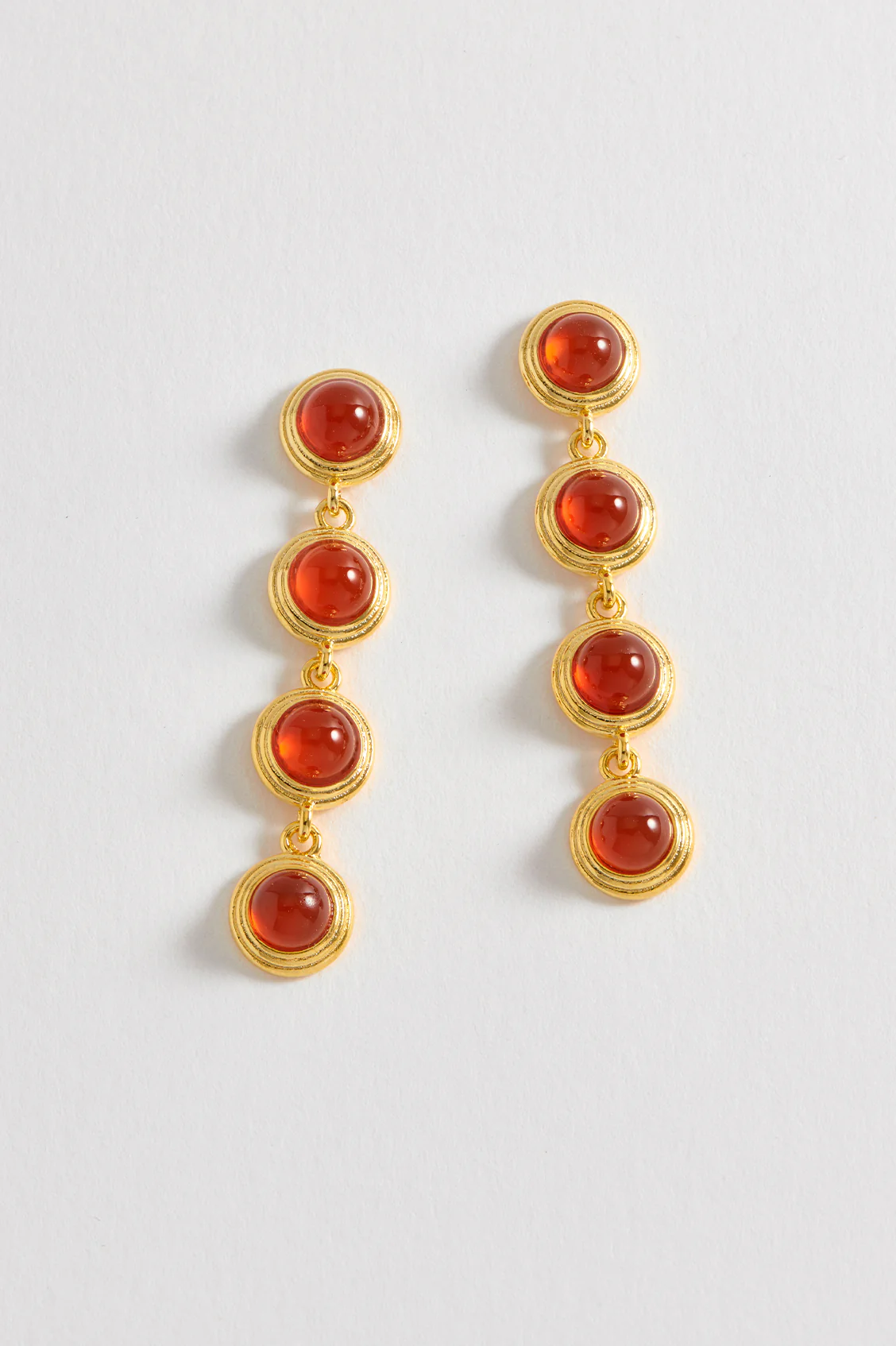 Gemstone Drop Earrings - Image 4
