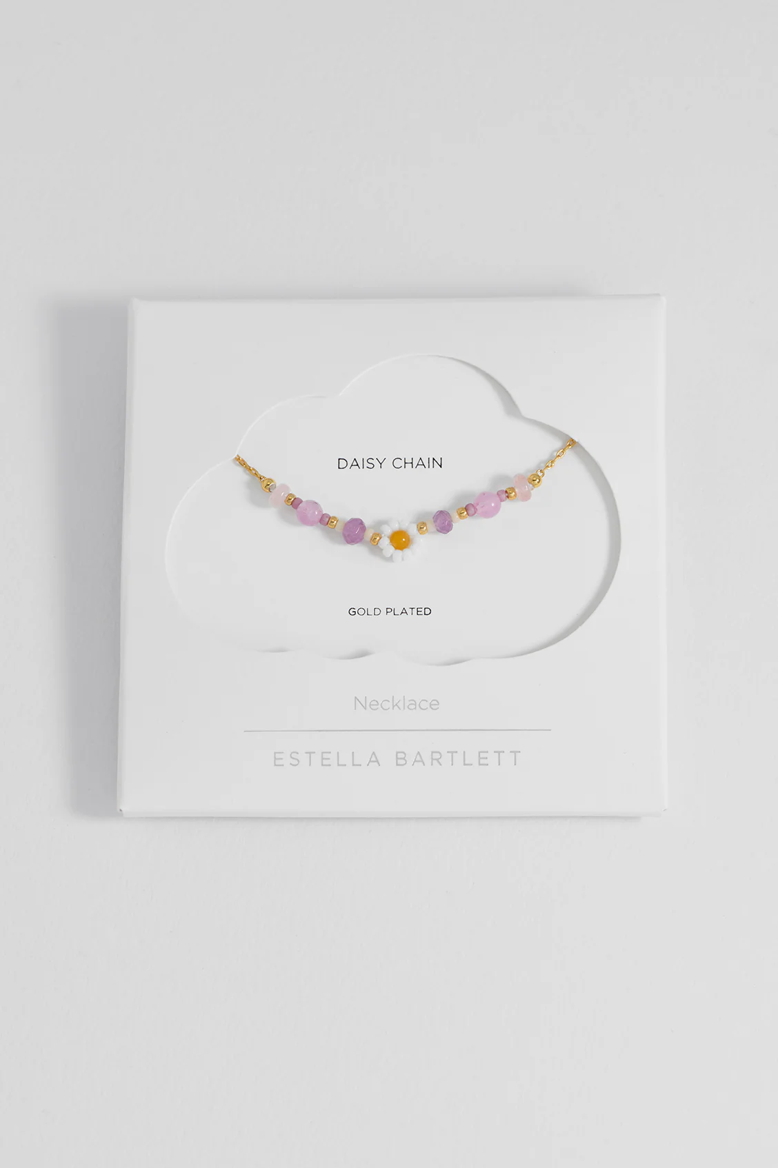 Rose Quartz Beaded Flower Necklace