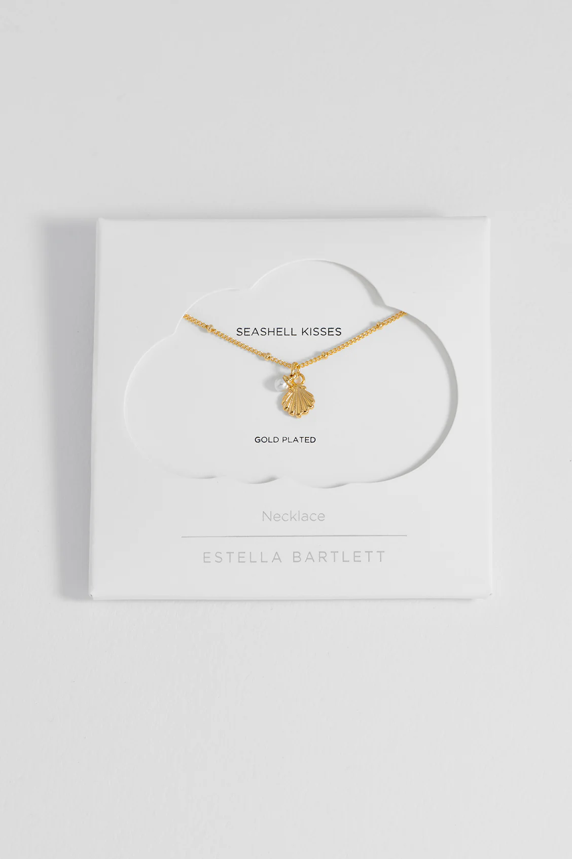 Seashell and Pearl Necklace