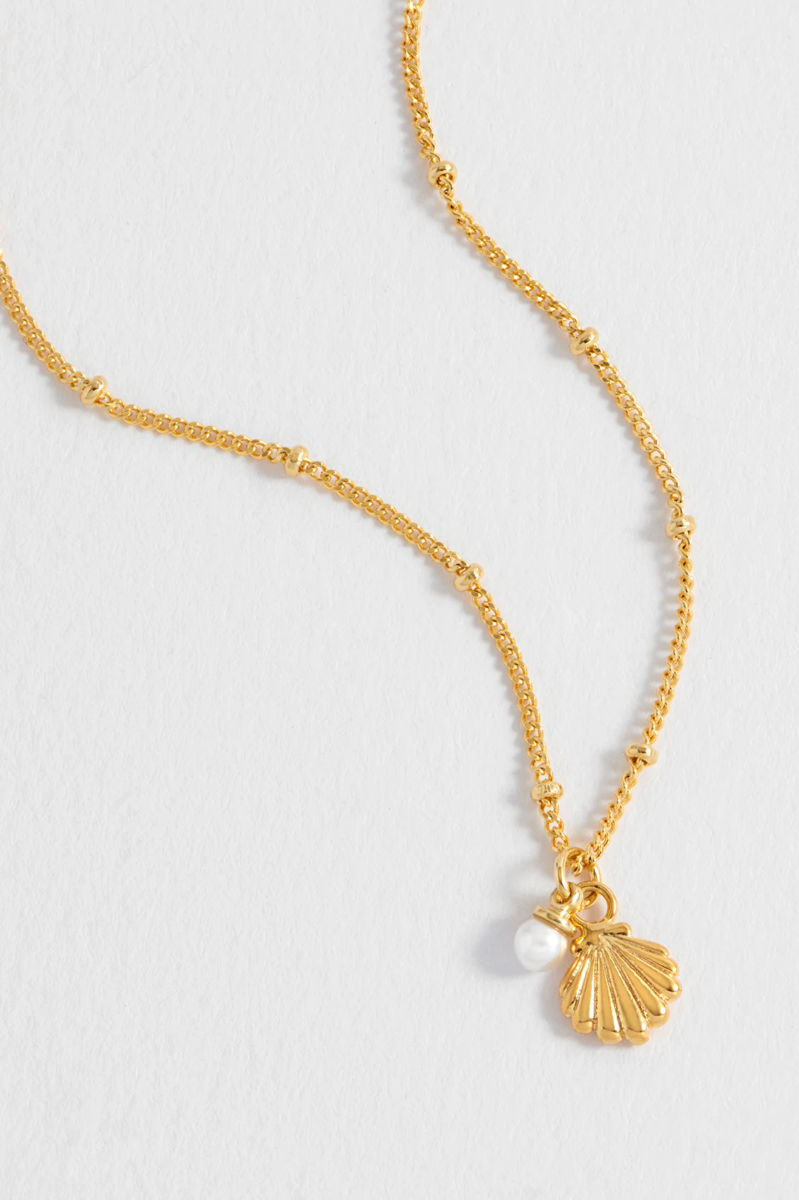 Seashell and Pearl Necklace - Image 4