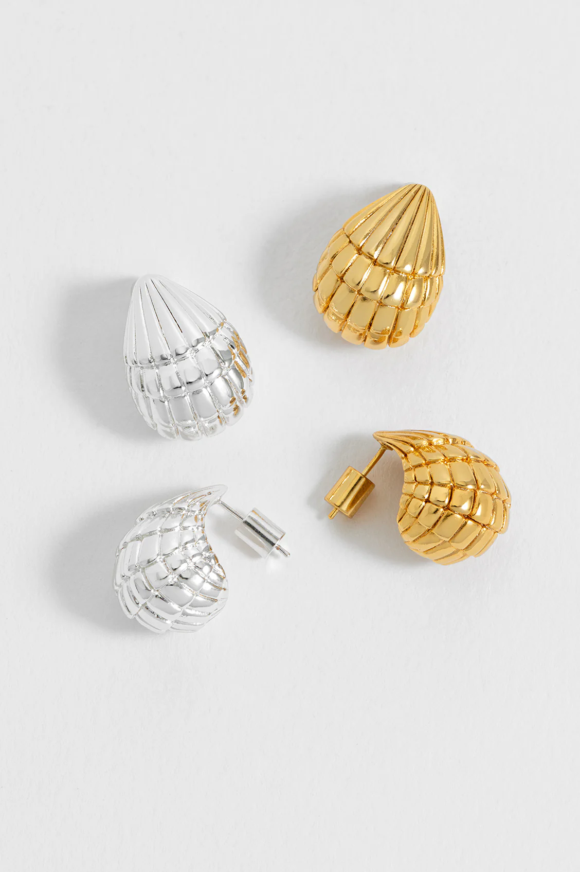Seashell Teardrop Earrings - Image 6