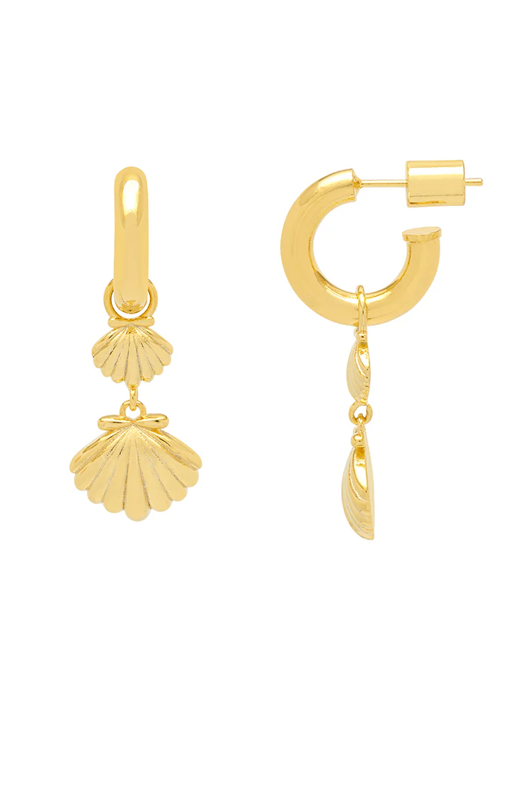 Shell Drop Hoops - Image 3