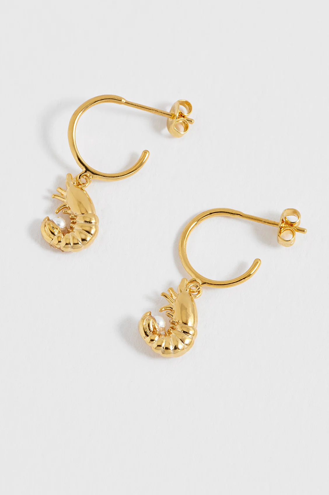 Shrimp Charm Hoops - Image 4