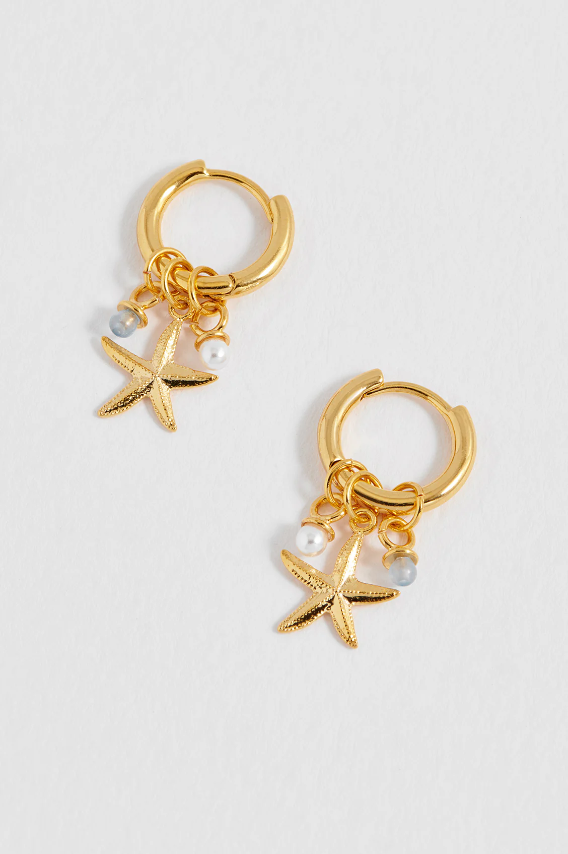 Starfish Charm Huggies - Image 4