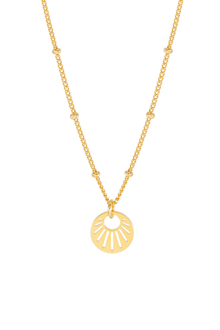 Sunburst Cutout Necklace - Image 3