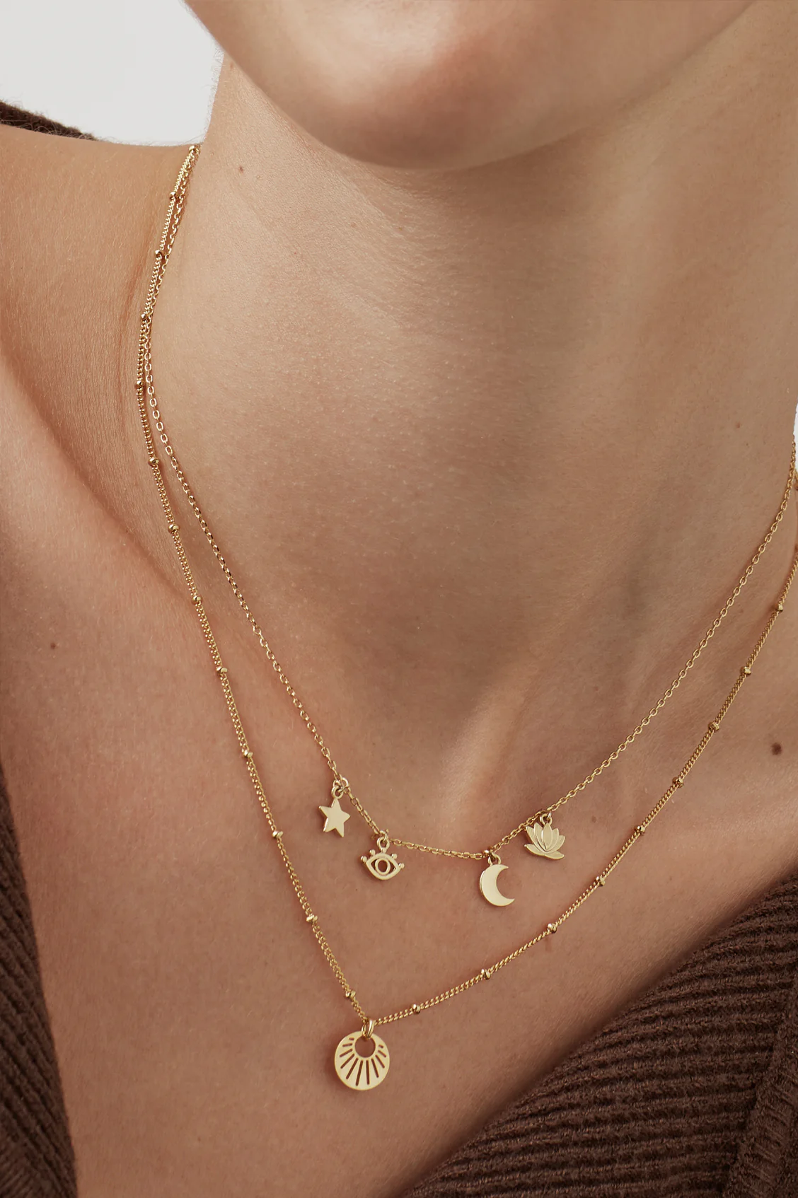 Sunburst Cutout Necklace - Image 4