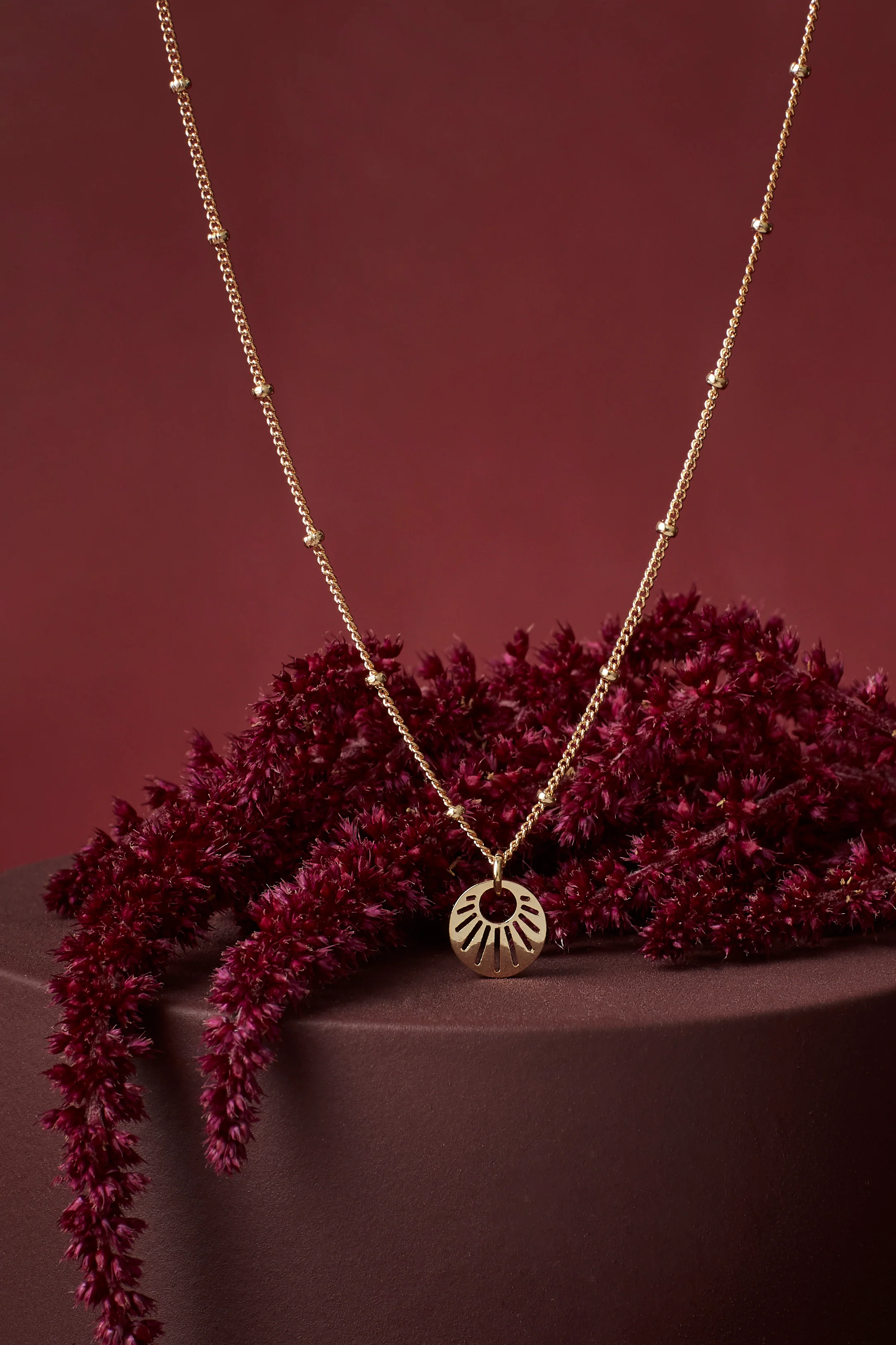 Sunburst Cutout Necklace - Image 8
