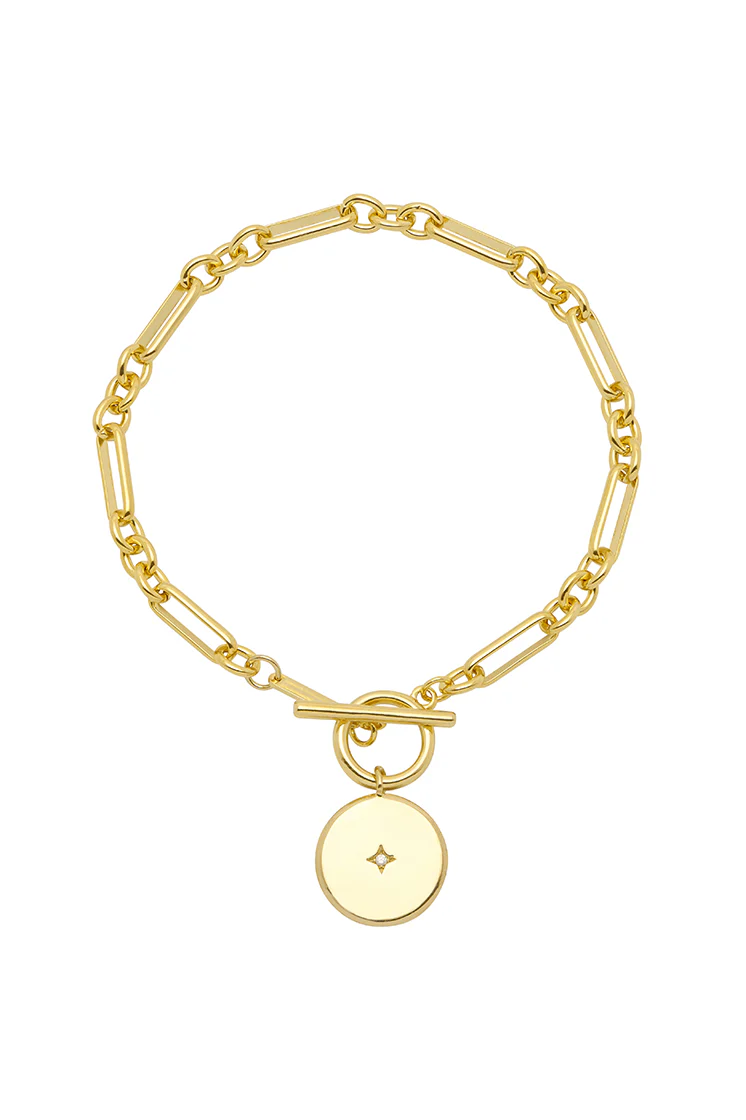 Star Coin T-Bar Bracelet - Image 3