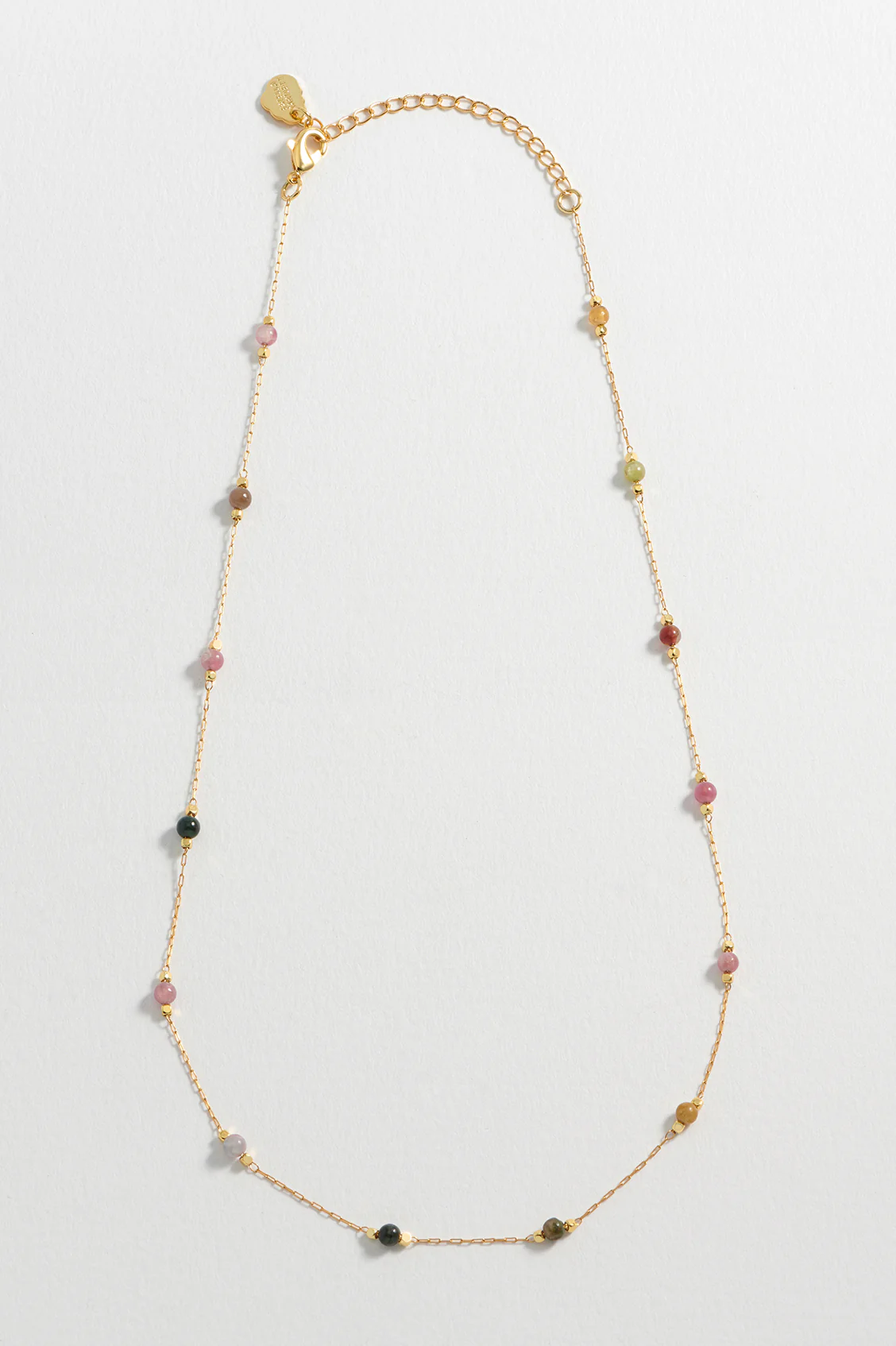 Wellness Tourmaline Beaded Chain Necklace - Image 5