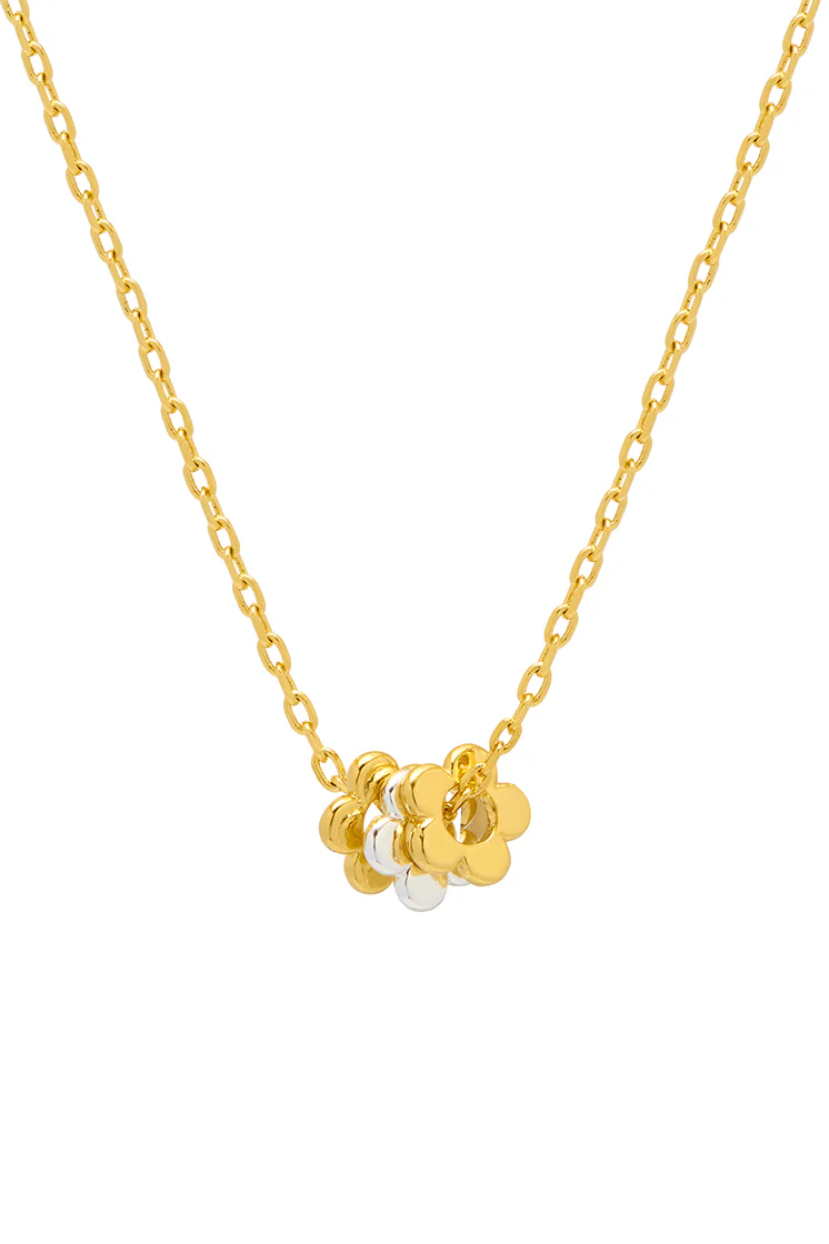 Trio Flower Necklace - Image 3