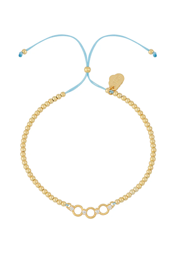 Triple Disc CZ Louise Bracelet - Image 3