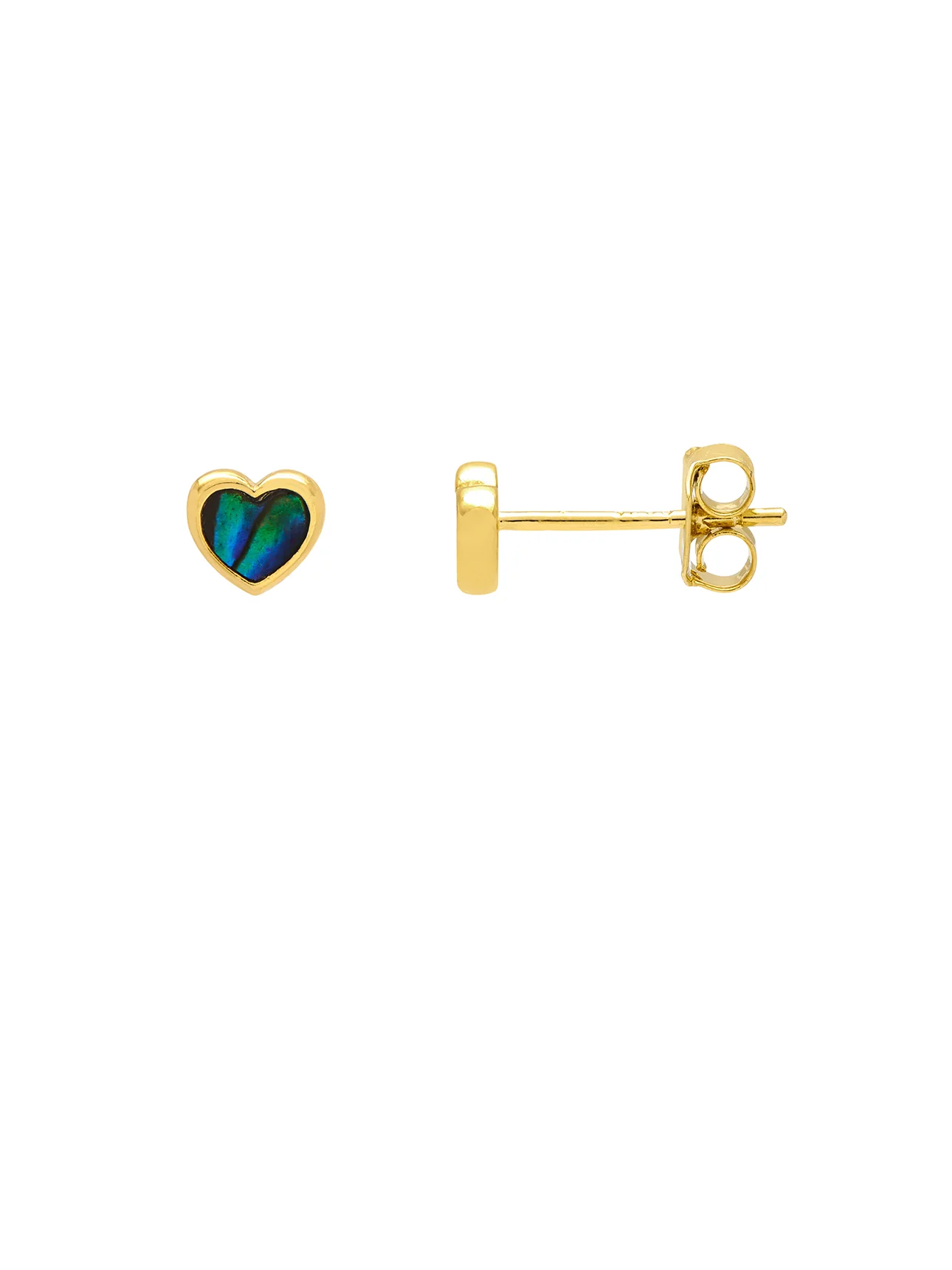 Abalone Heart Studs - Image 3