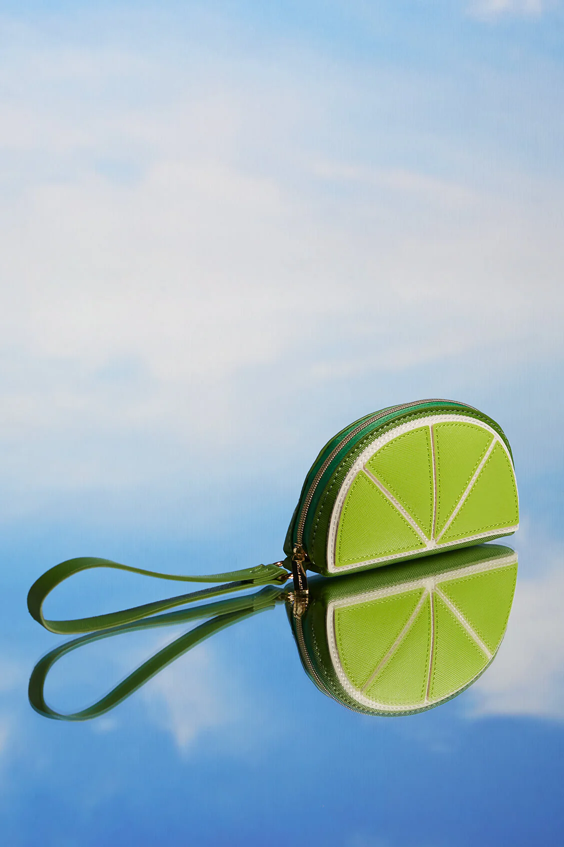 Lime Slice Applique Purse - Image 2