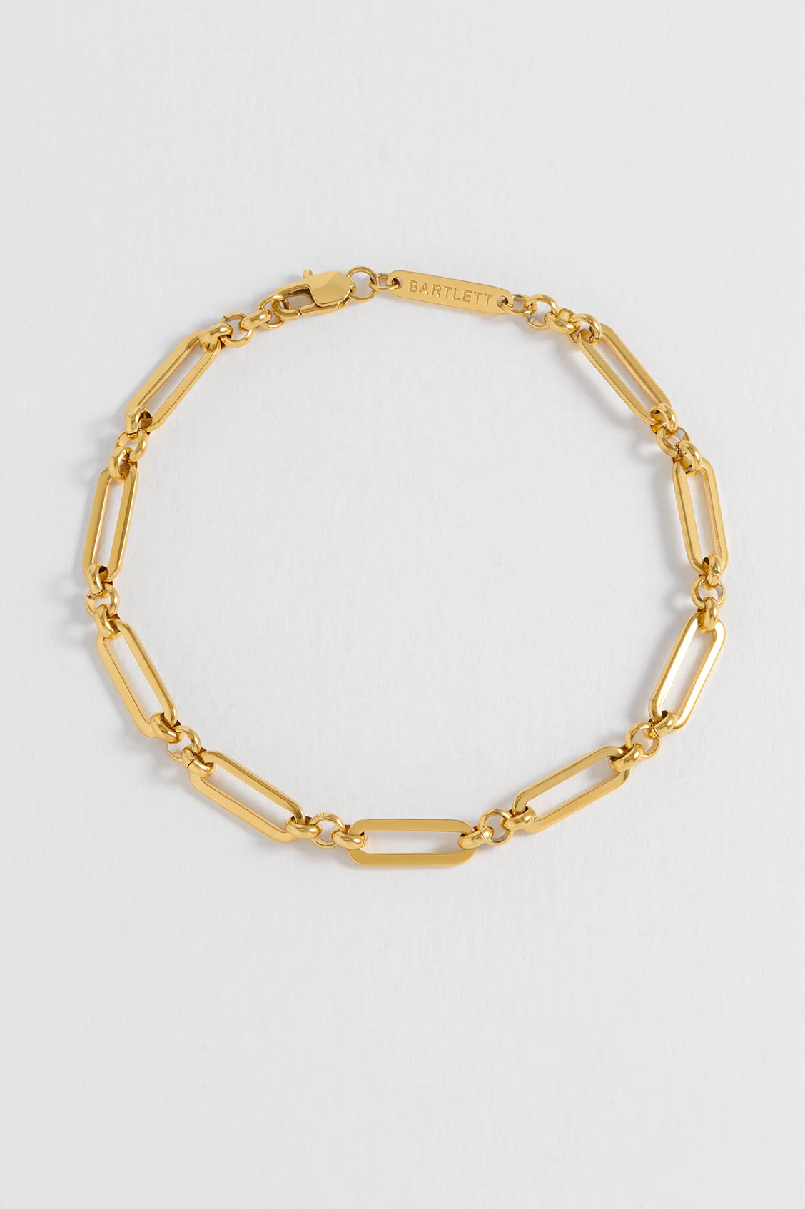 Men's Paperclip Mixed Link Bracelet