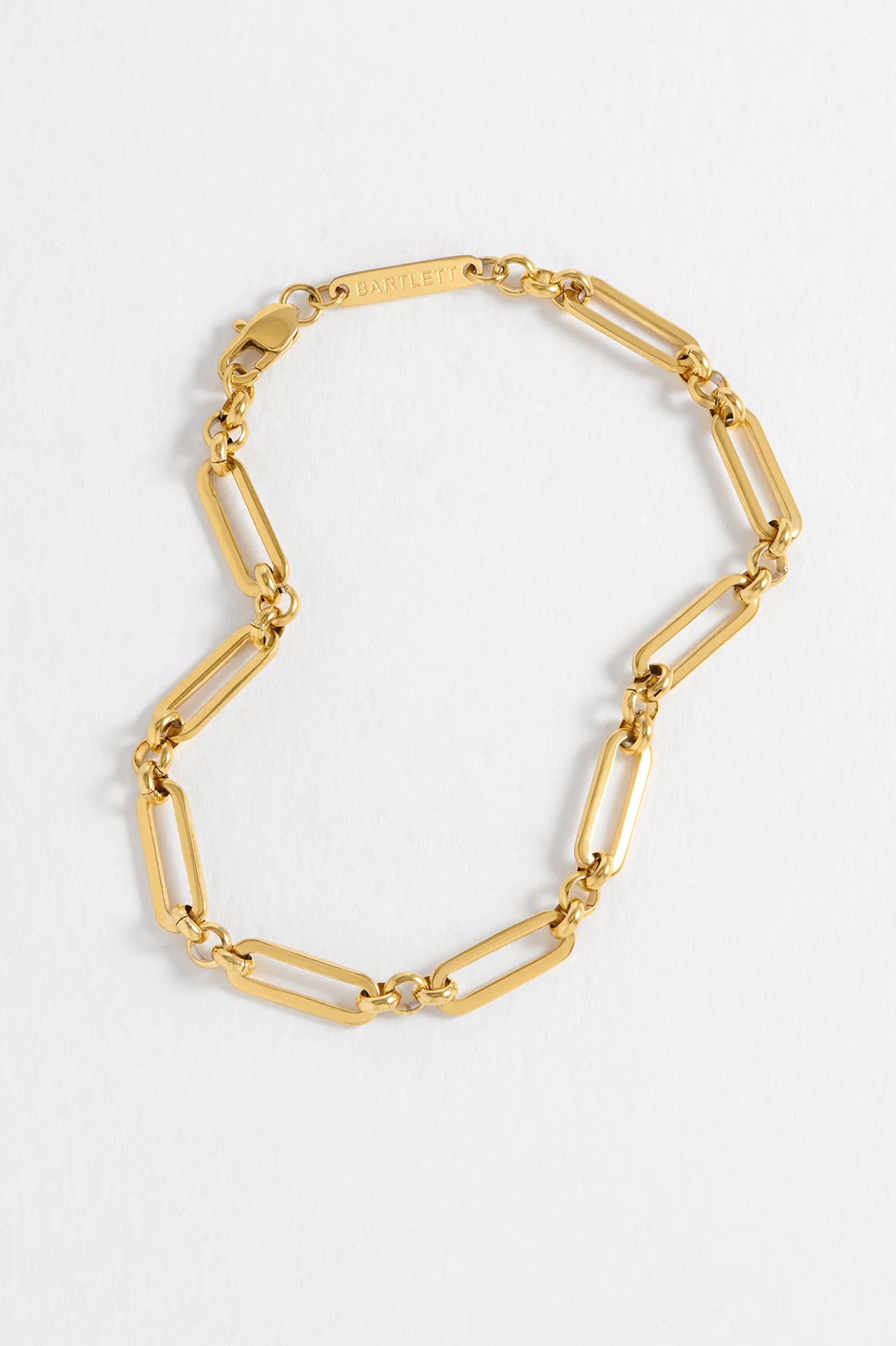 Men's Paperclip Mixed Link Bracelet - Image 2