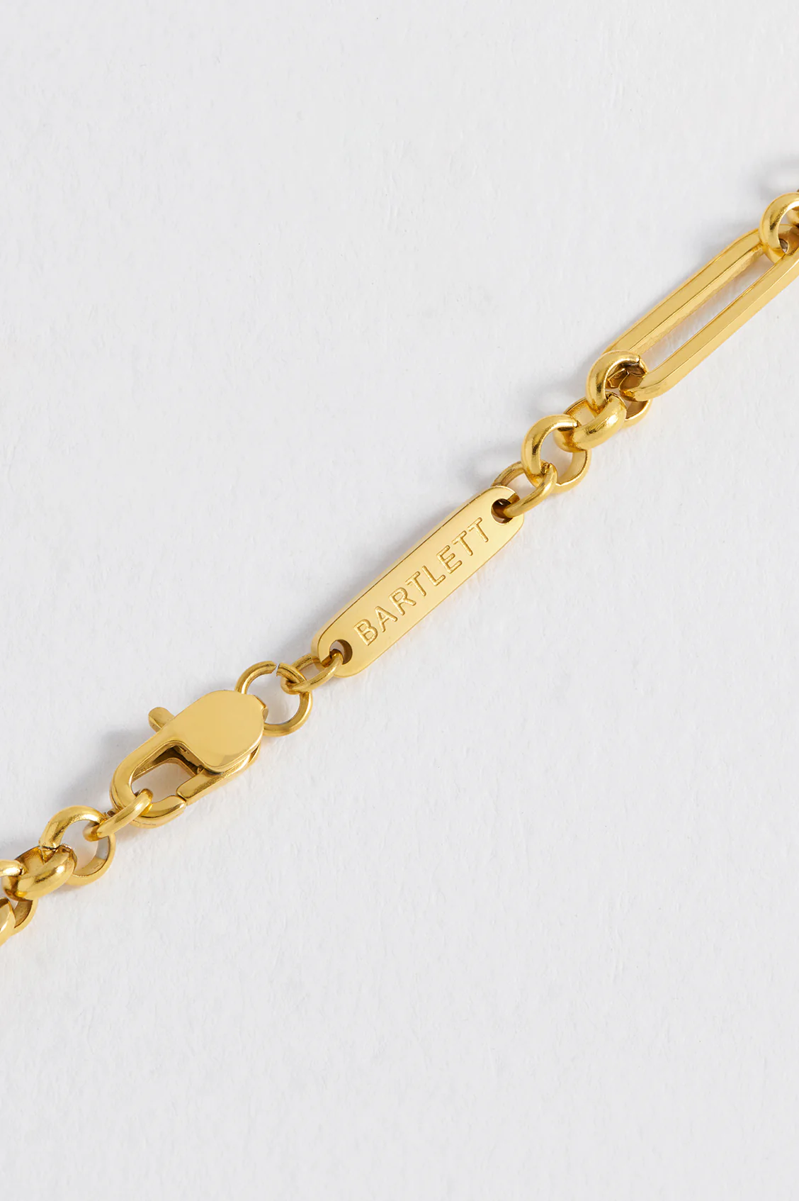 Men's Paperclip Mixed Link Bracelet - Image 4