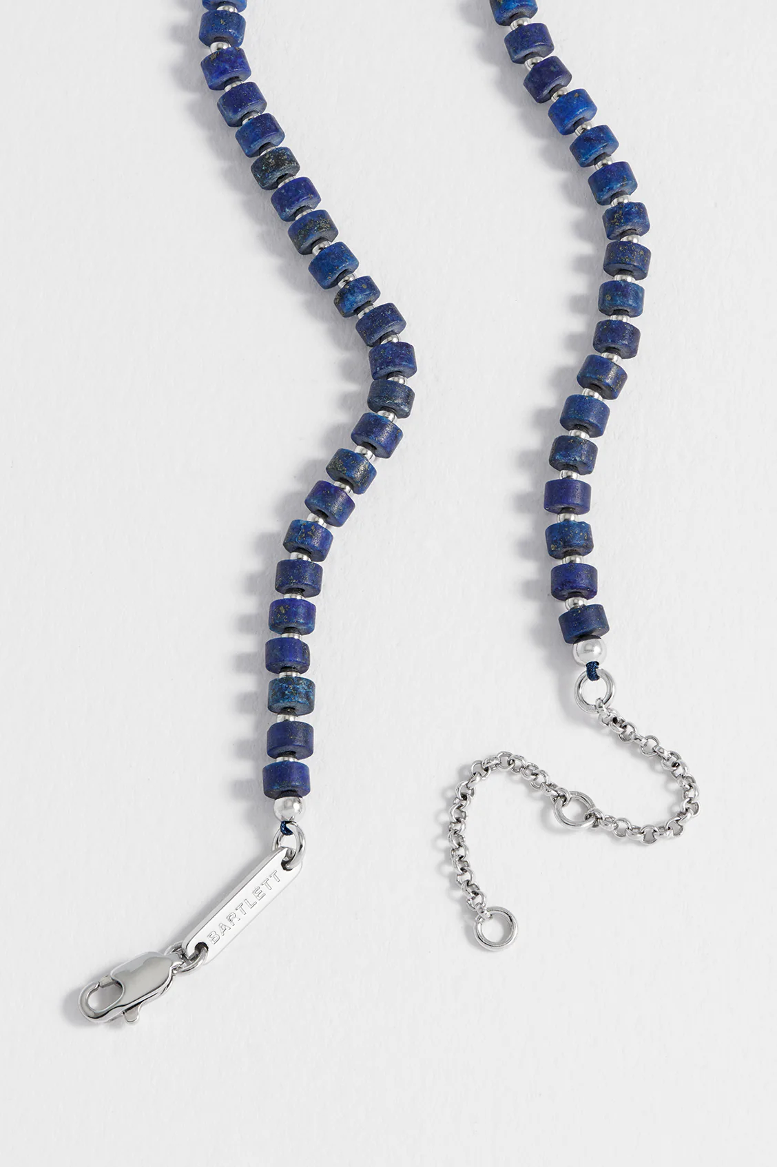 Men's Gemstone Rondelle Necklace - Image 7