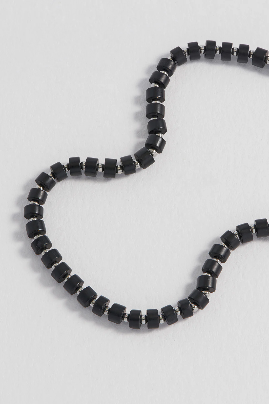 Men's Gemstone Rondelle Bracelet - Image 2