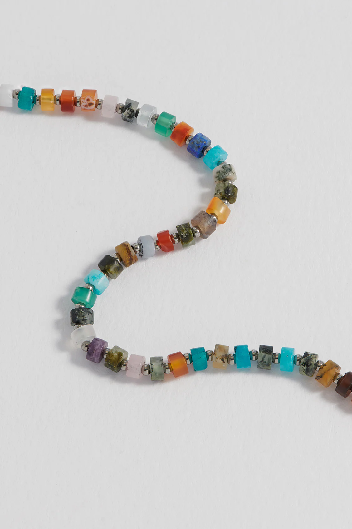 Men's Gemstone Rondelle Bracelet - Image 5