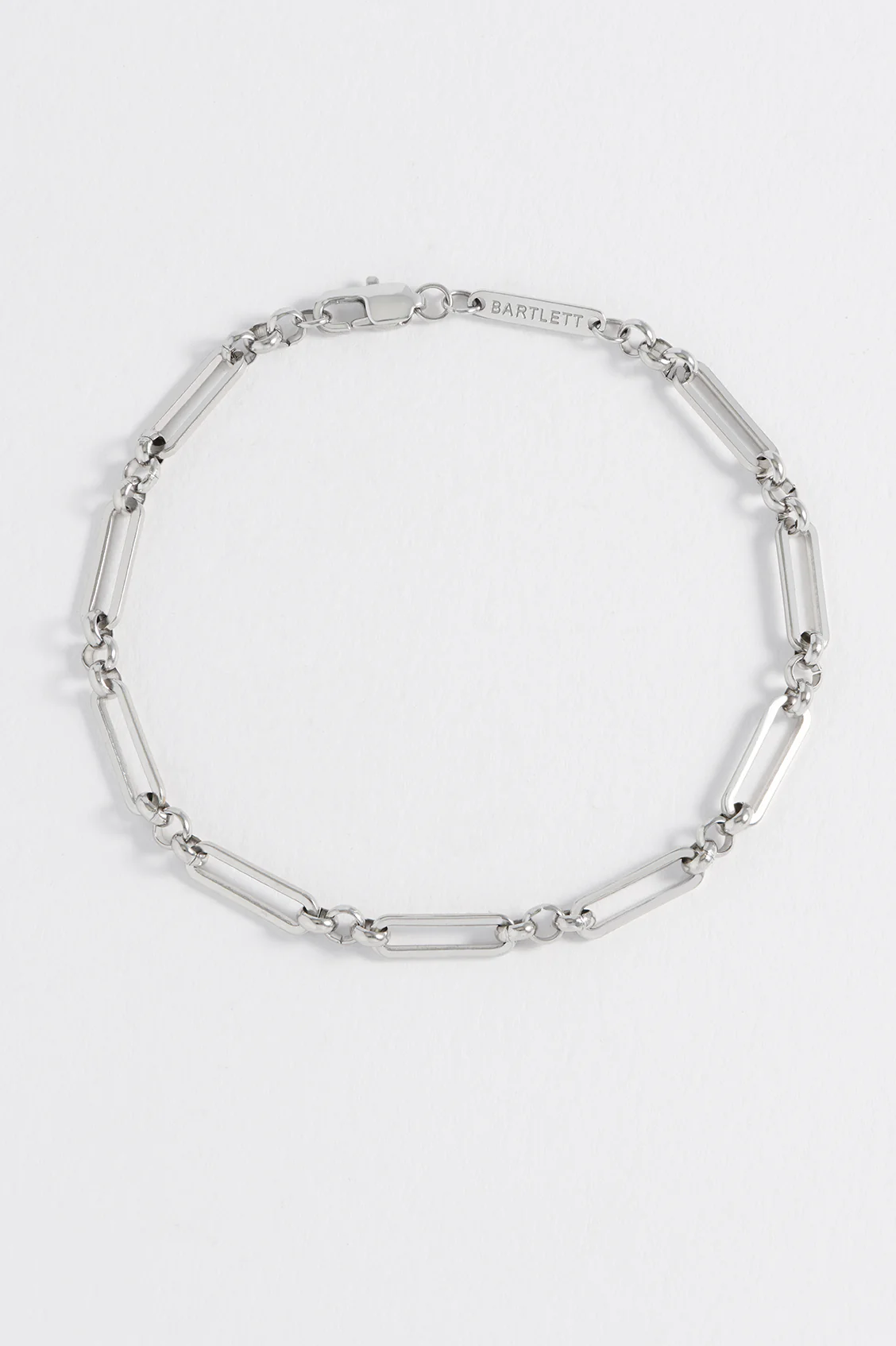 Men's Paperclip Mixed Link Bracelet