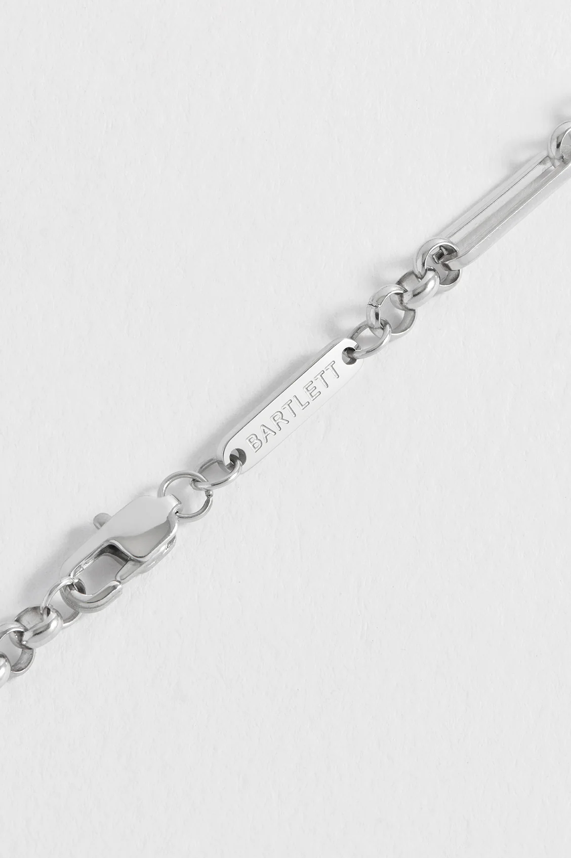 Men's Paperclip Mixed Link Bracelet - Image 4