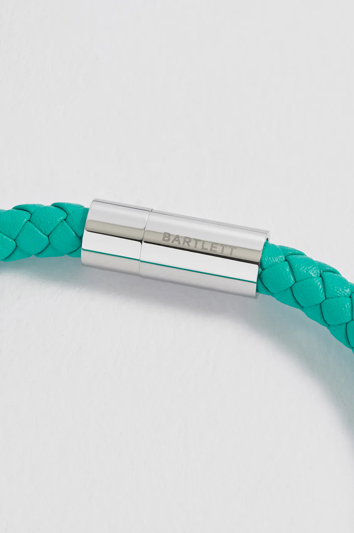 Men's Leather Single Plaited Wrap Bracelet - Image 5