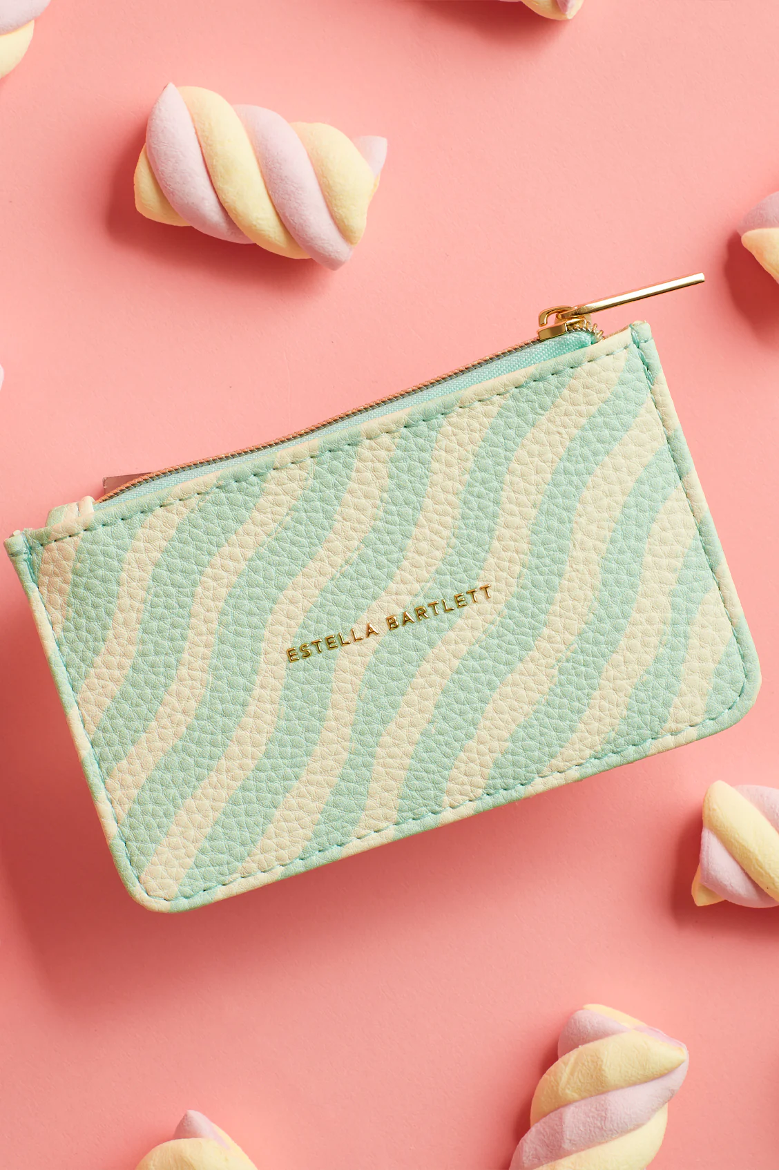 Mint Wiggle Print Card Purse - Image 2